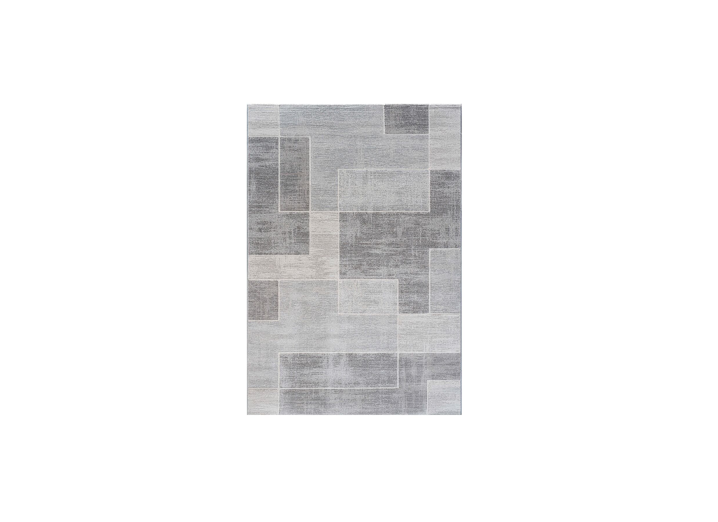 Tapijt Aspero 120x170cm - polyester - grijs
