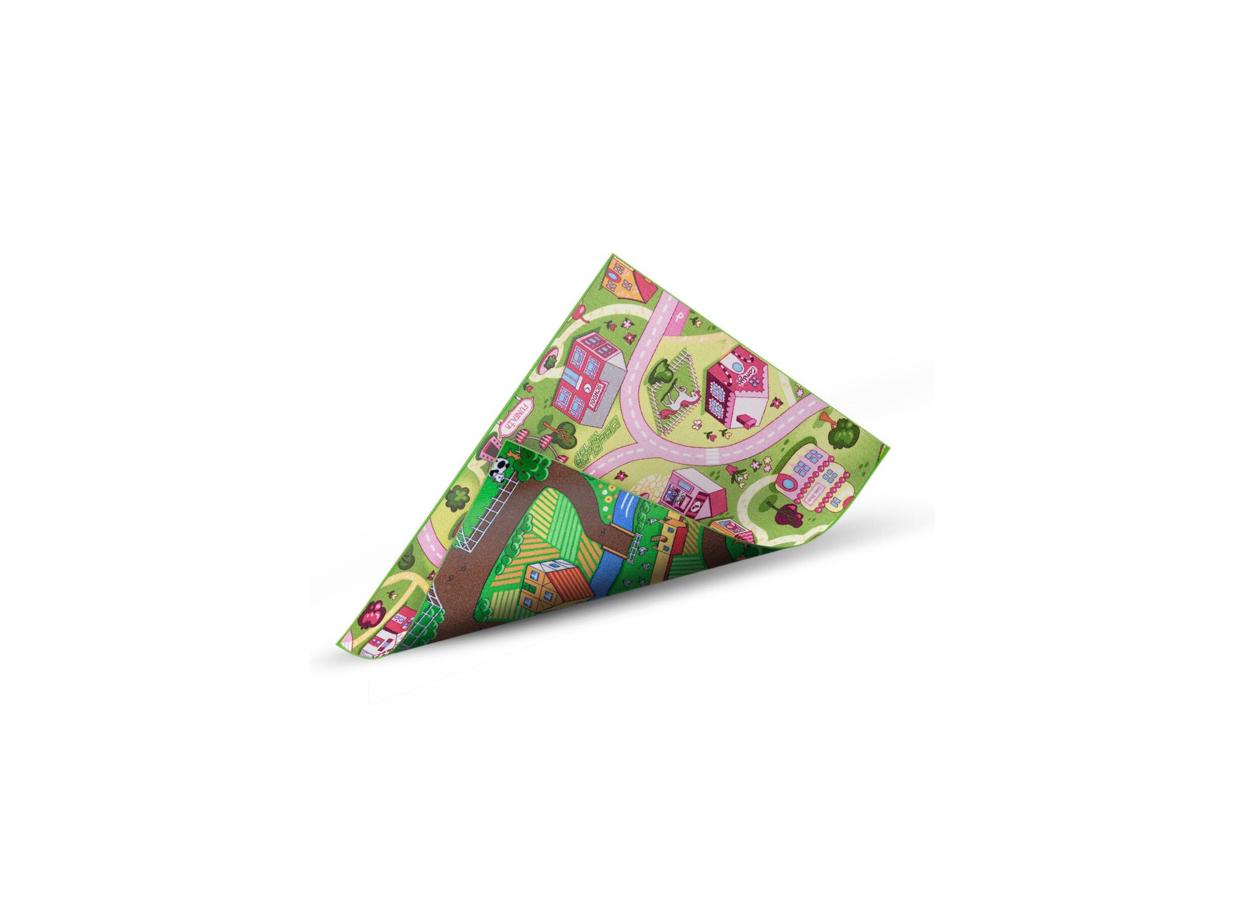 Aperçu - Speelmat Duoplay Farm Life/Sweet Town 95x133cm - tissu - multicolore