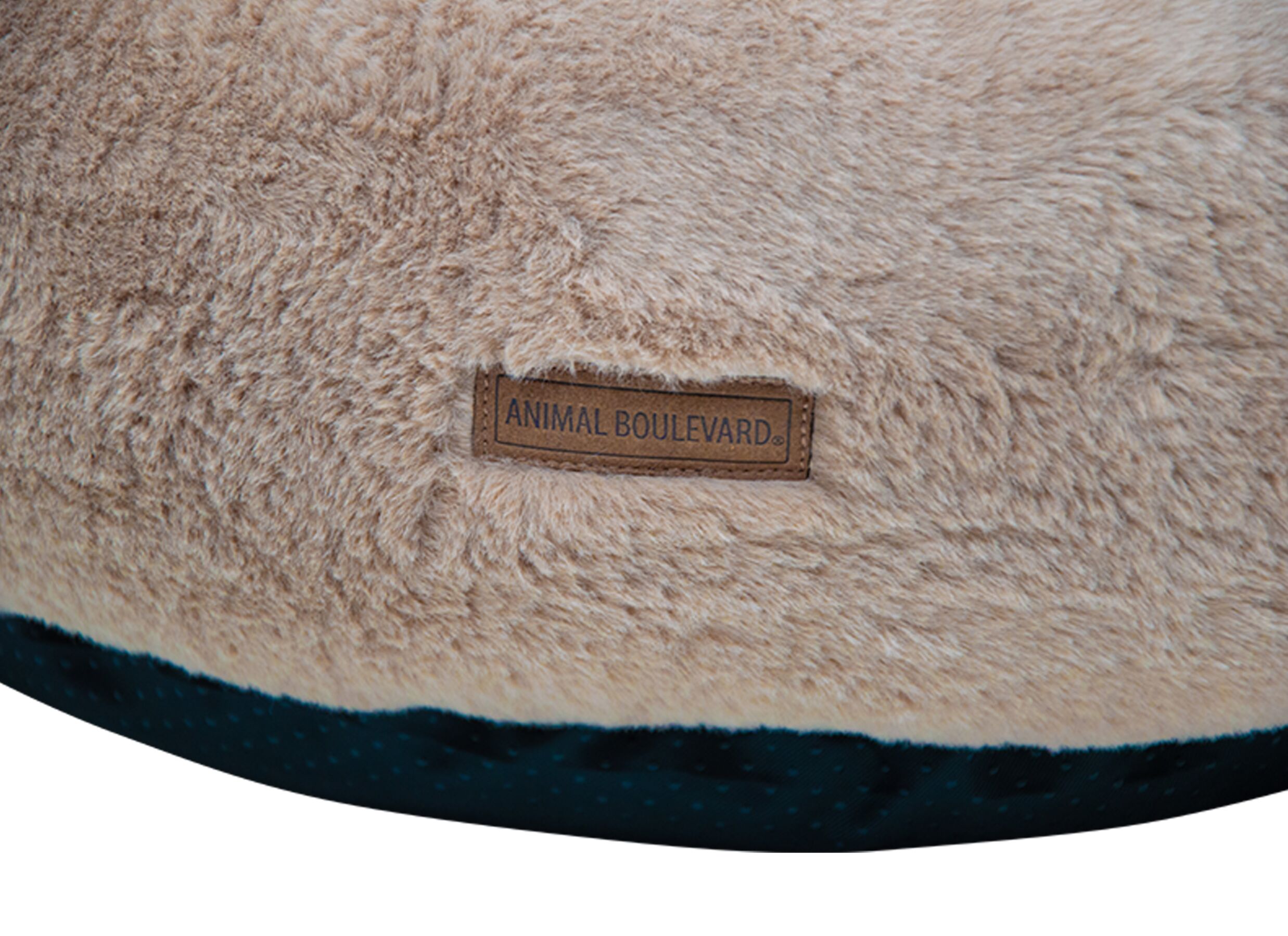 Detail - Panier pour chien Champs Elysees M Ø60x17cm - tissu - moka