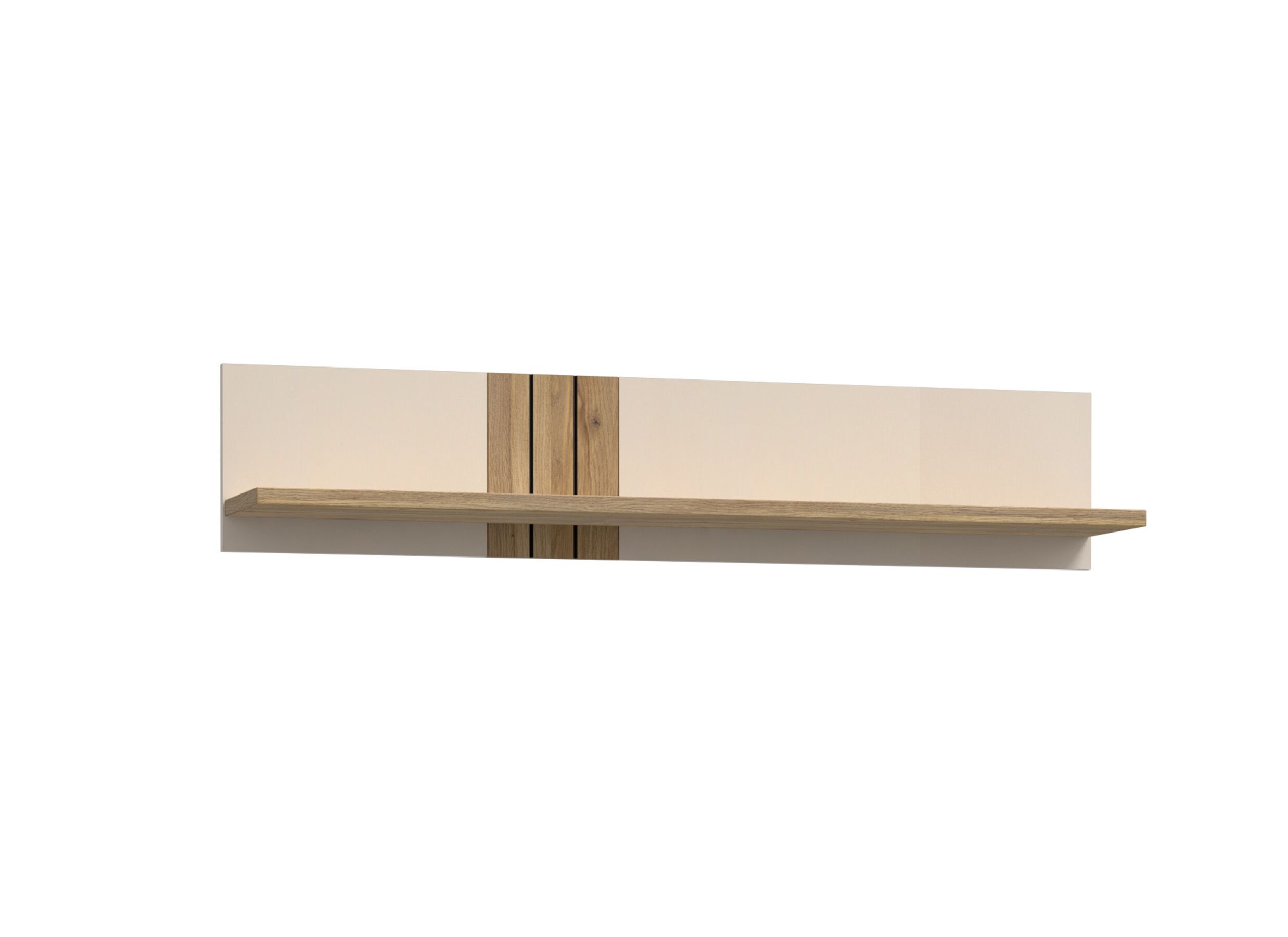 Overzichtsfoto - Wandplank Killarney 120x22x24cm - decor - mauvella oak/sand