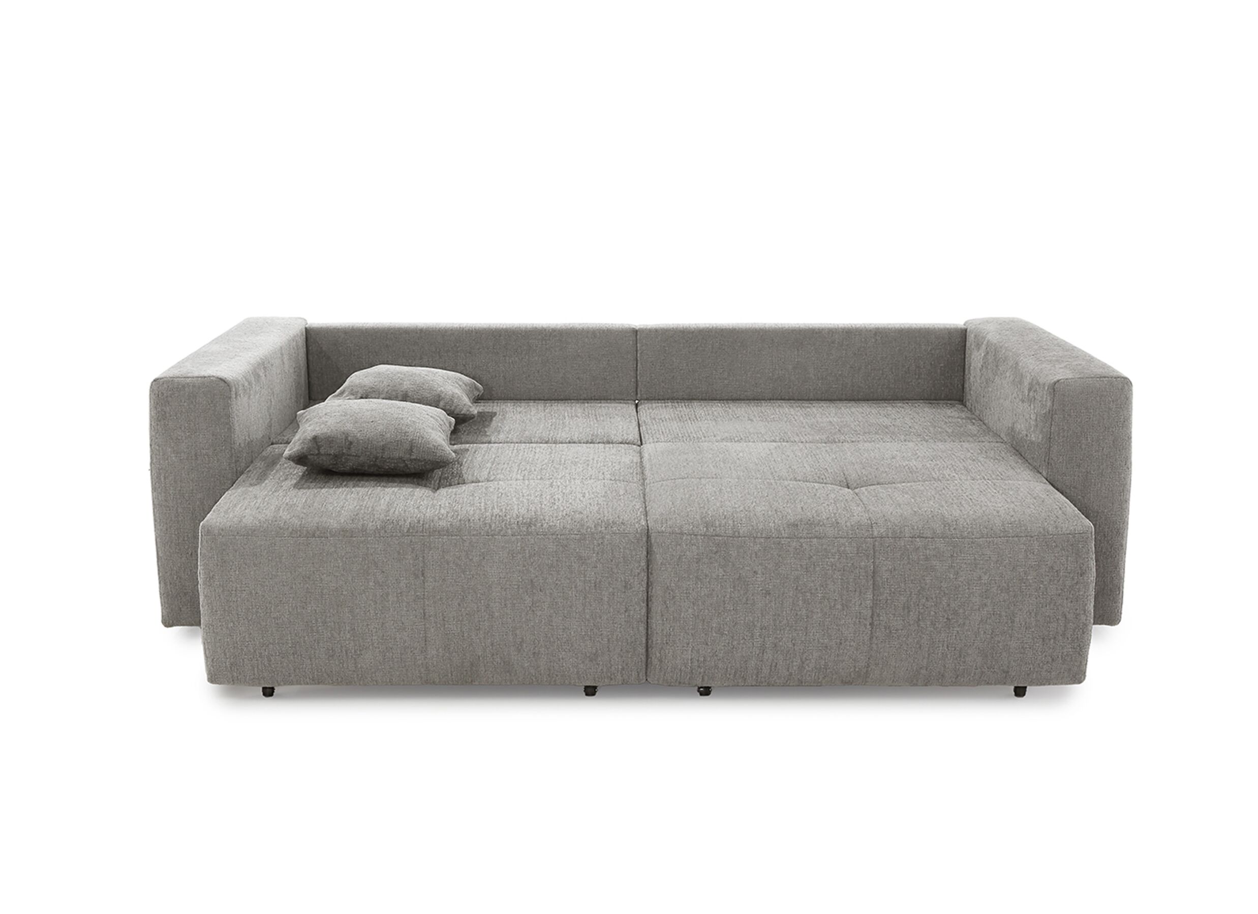 Overzichtsfoto - Zetel Relax Bigsofa 4-zit - stof - chenil lichtgrijs