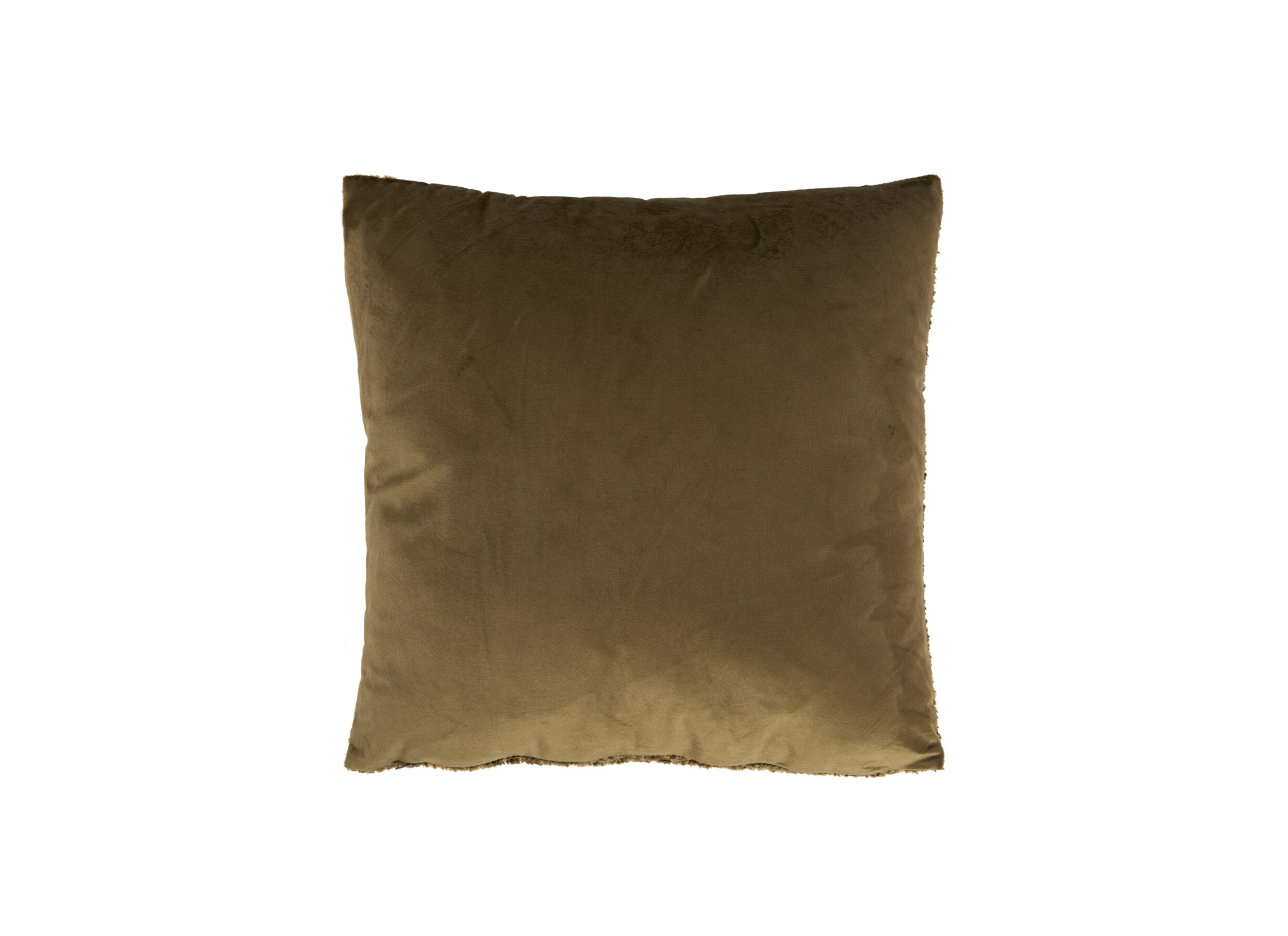Overzichtsfoto - Kussen Esbly 43x43cm - stof - olijfgroen