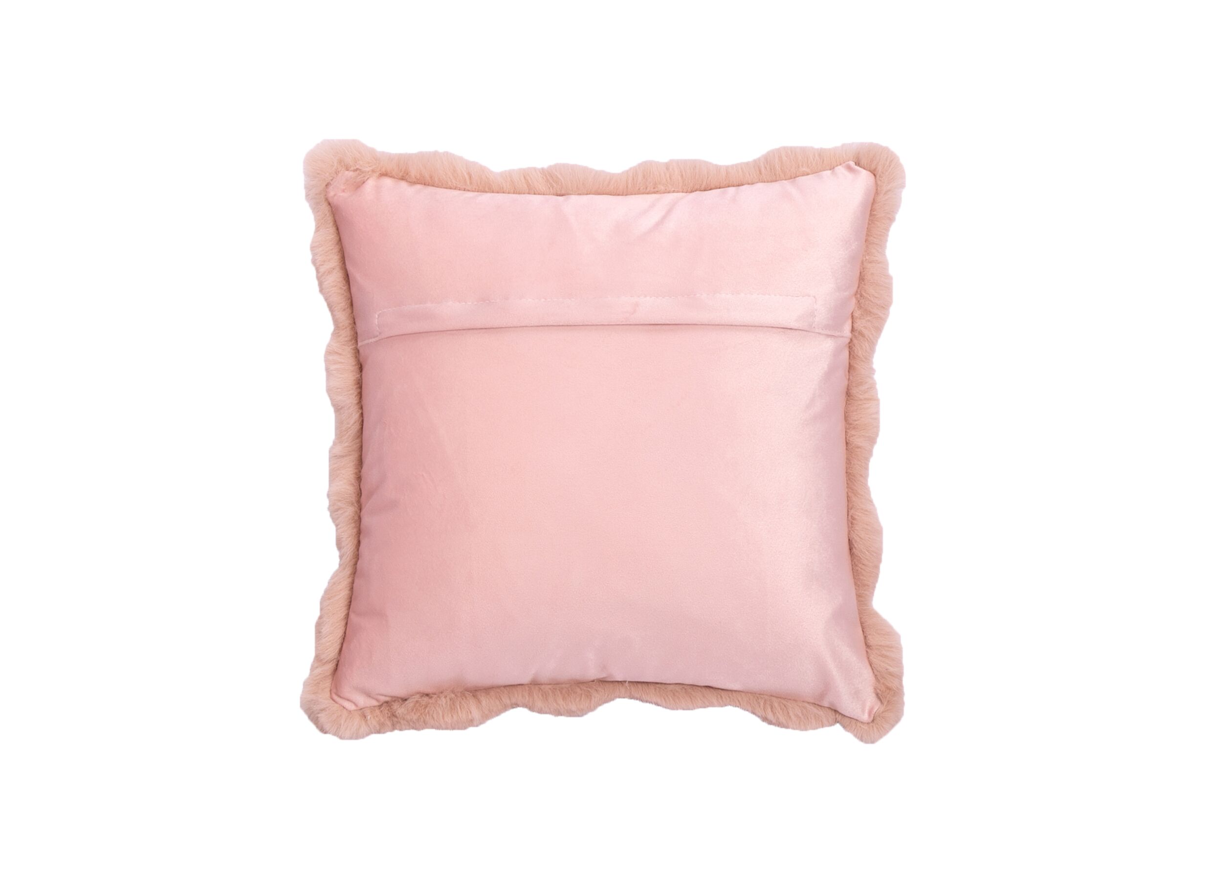 Overzichtsfoto - Kussen Dreamy 45x45cm - faux fur - roze