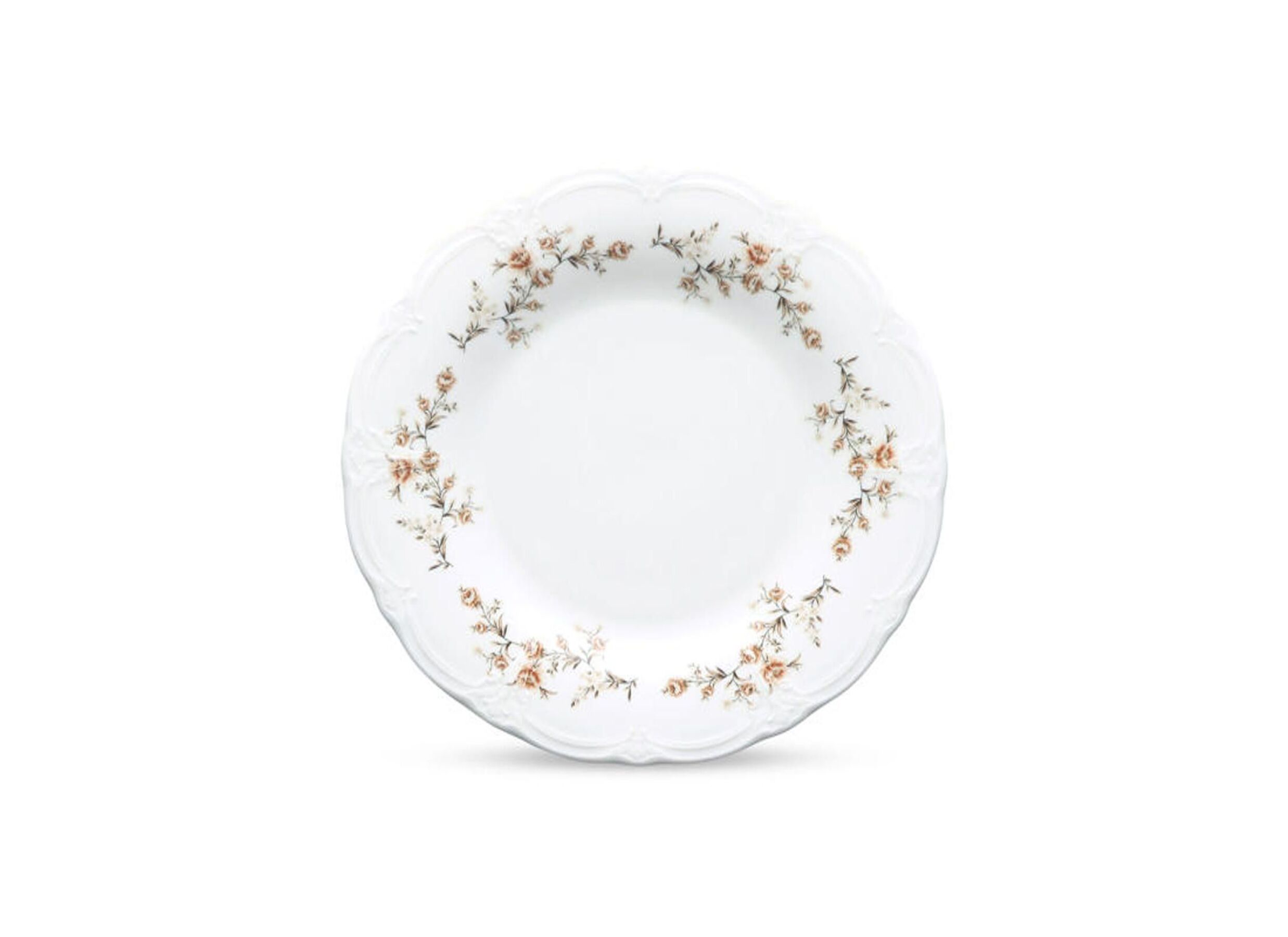Plus Important - Assiette Retro Ø27cm - porcelaine - blanc