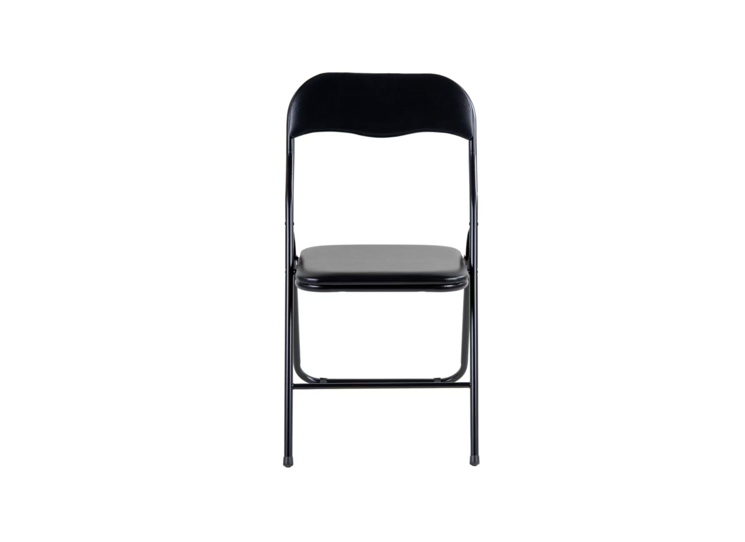Overzichtsfoto - Klapstoel Evan 43x47x80cm - metaal & PVC - zwart