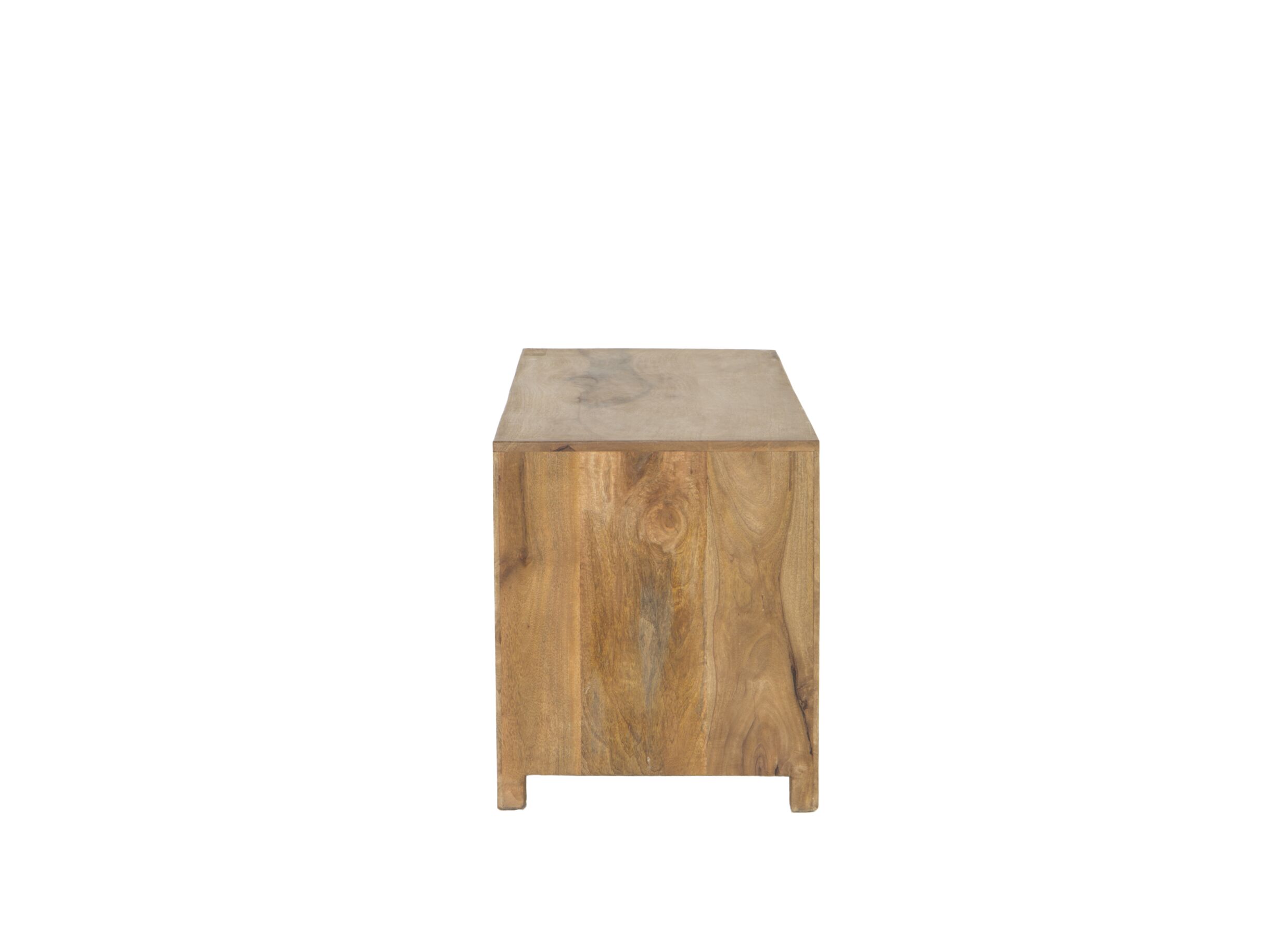 Tv-meubel Ploutos 125x48cm - mango massief - naturel