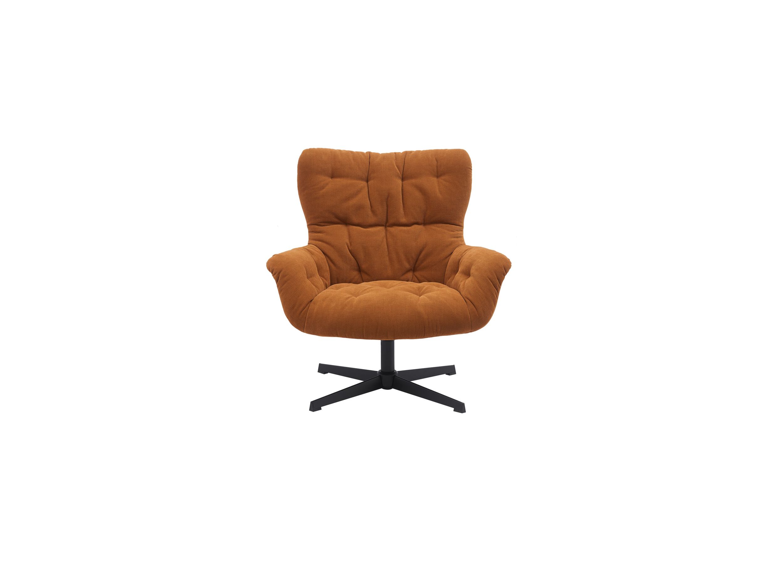 Fauteuil Hopi 80x83x88cm - stof - oranje