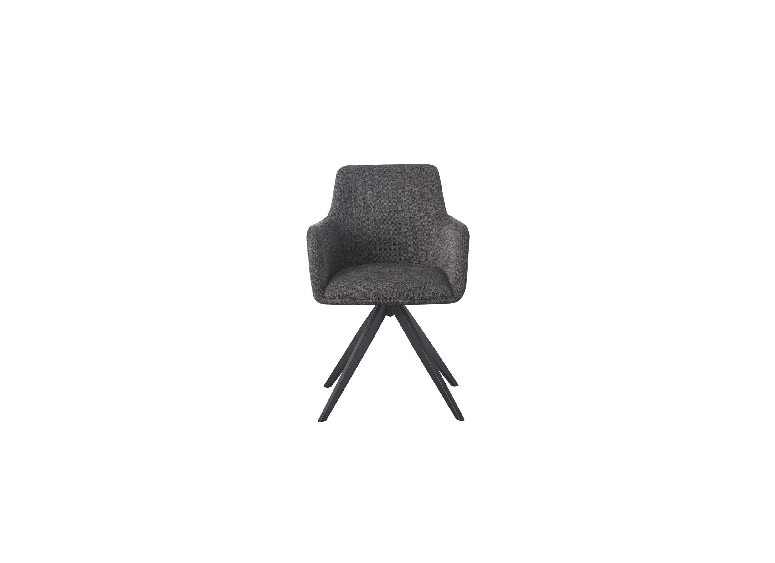 Overzichtsfoto - Draaistoel Sirius 57x60x83cm - stof - antraciet
