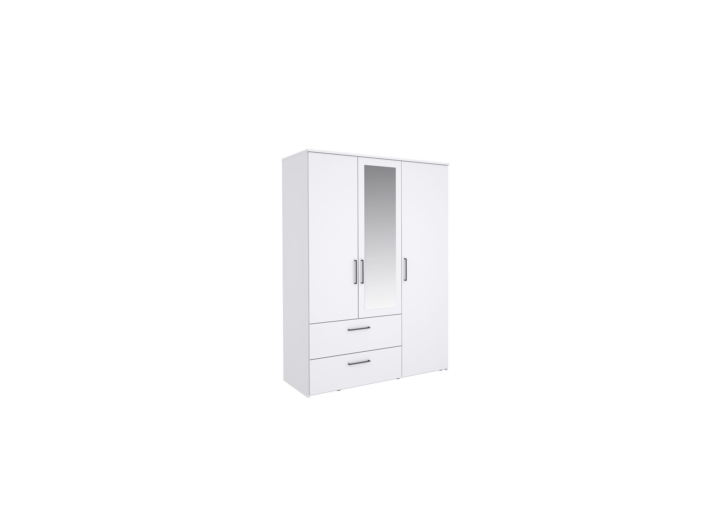 Kleerkast Orleans 145cm - decor - wit