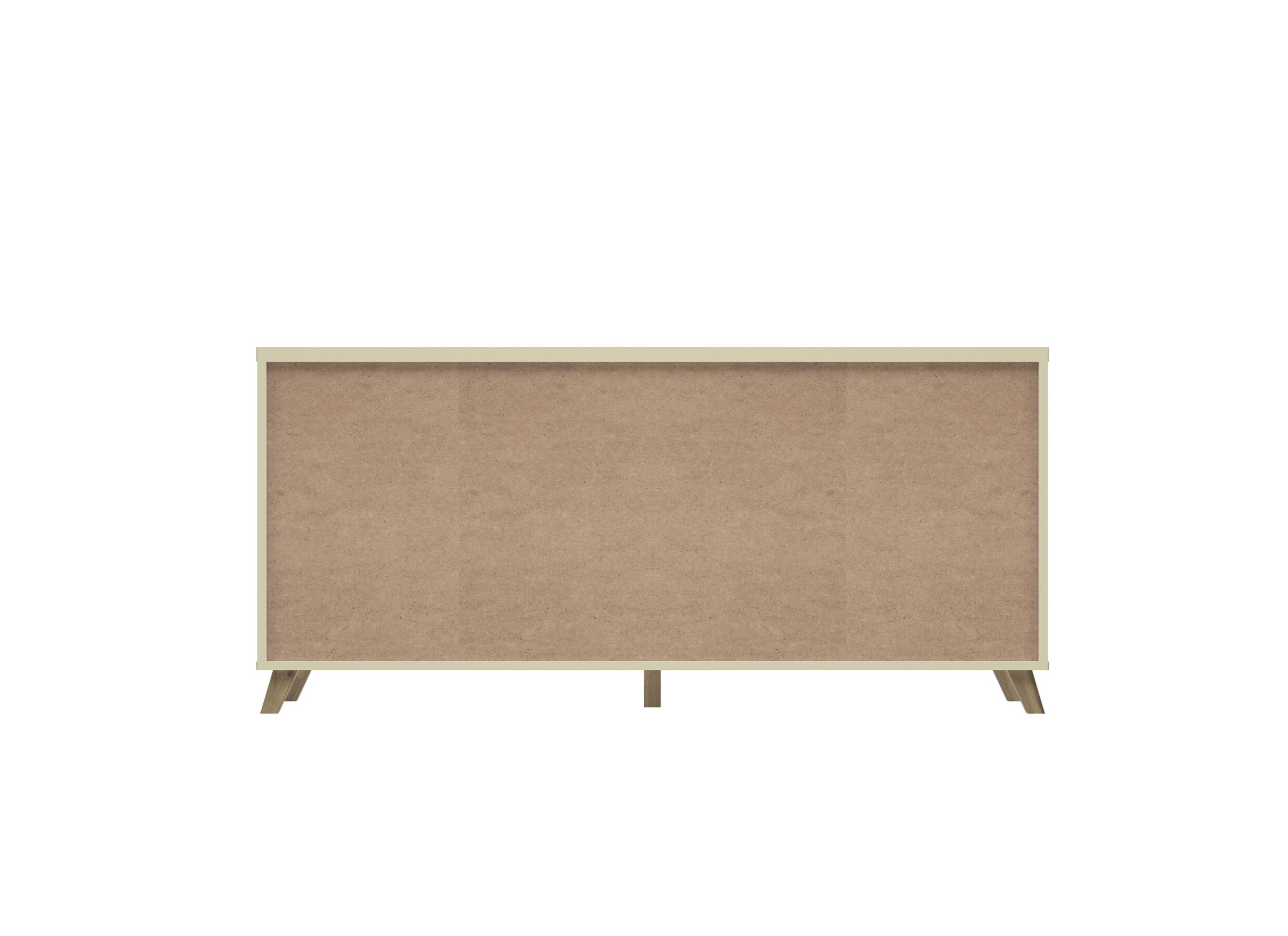 Dressoir Ricciano-II 204cm - meubelplaat - eik/wit