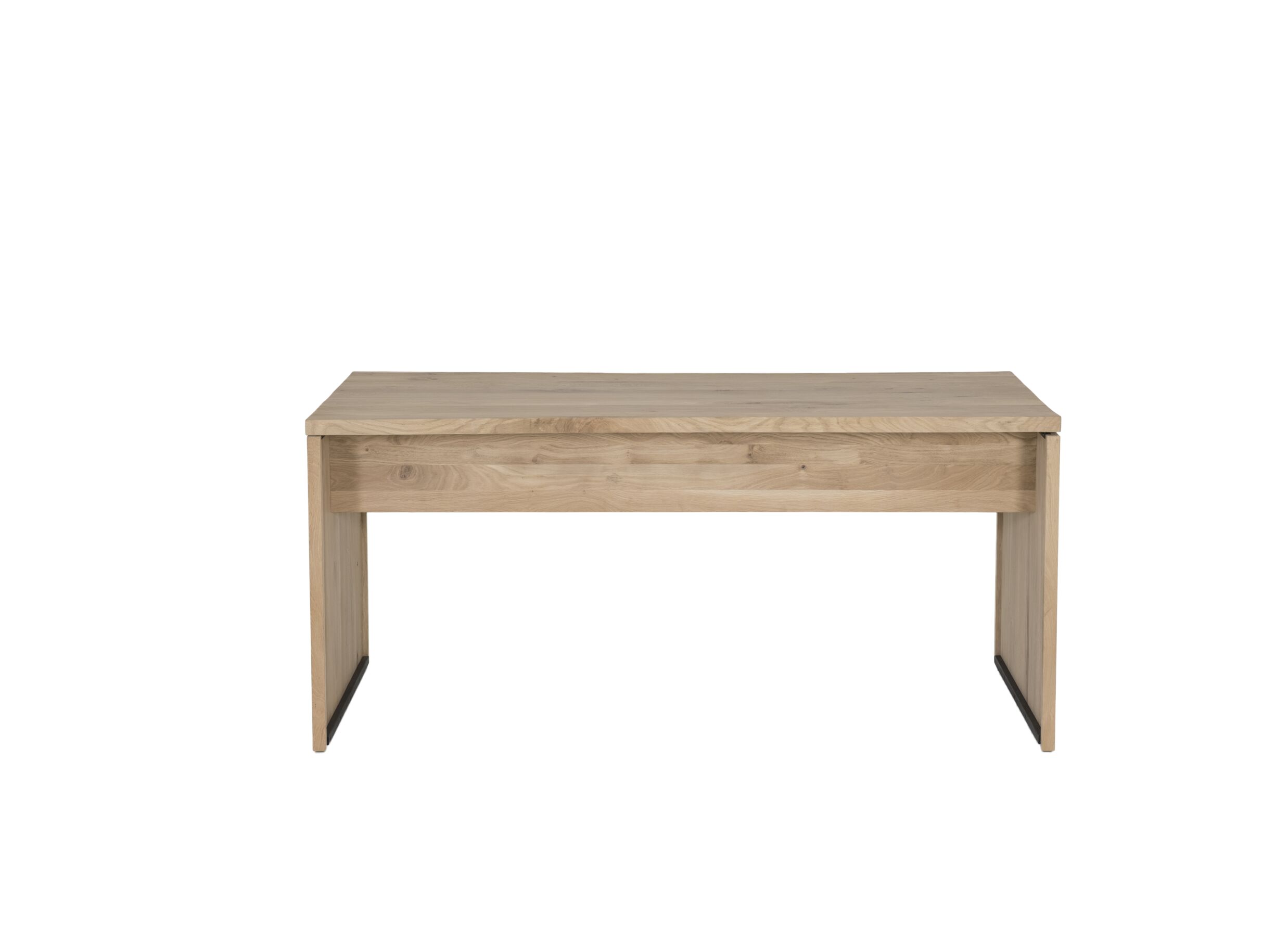 Bureau Yoda 160x80x76cm - chêne massif - naturel