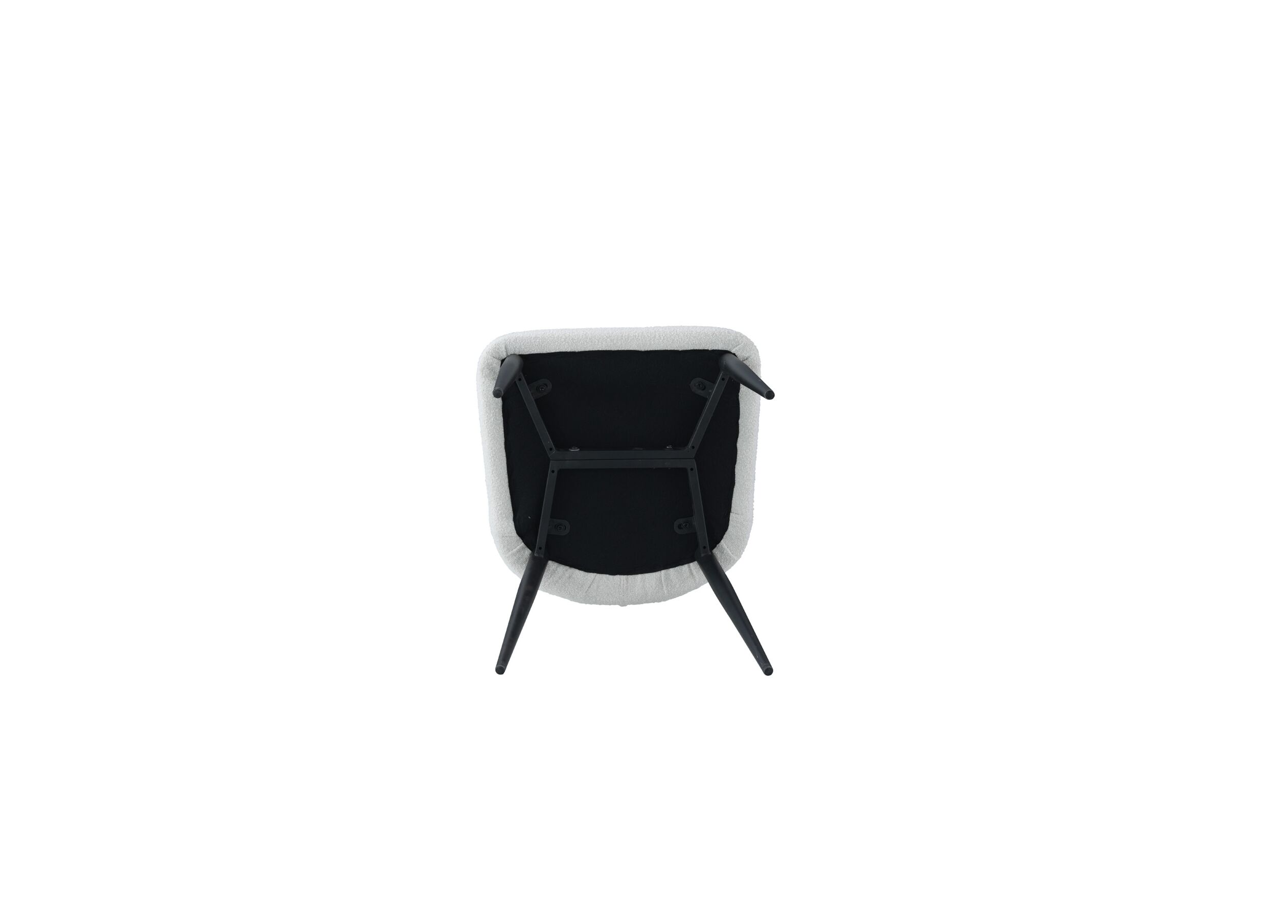 Detail - Chaise Questo tissu blanc