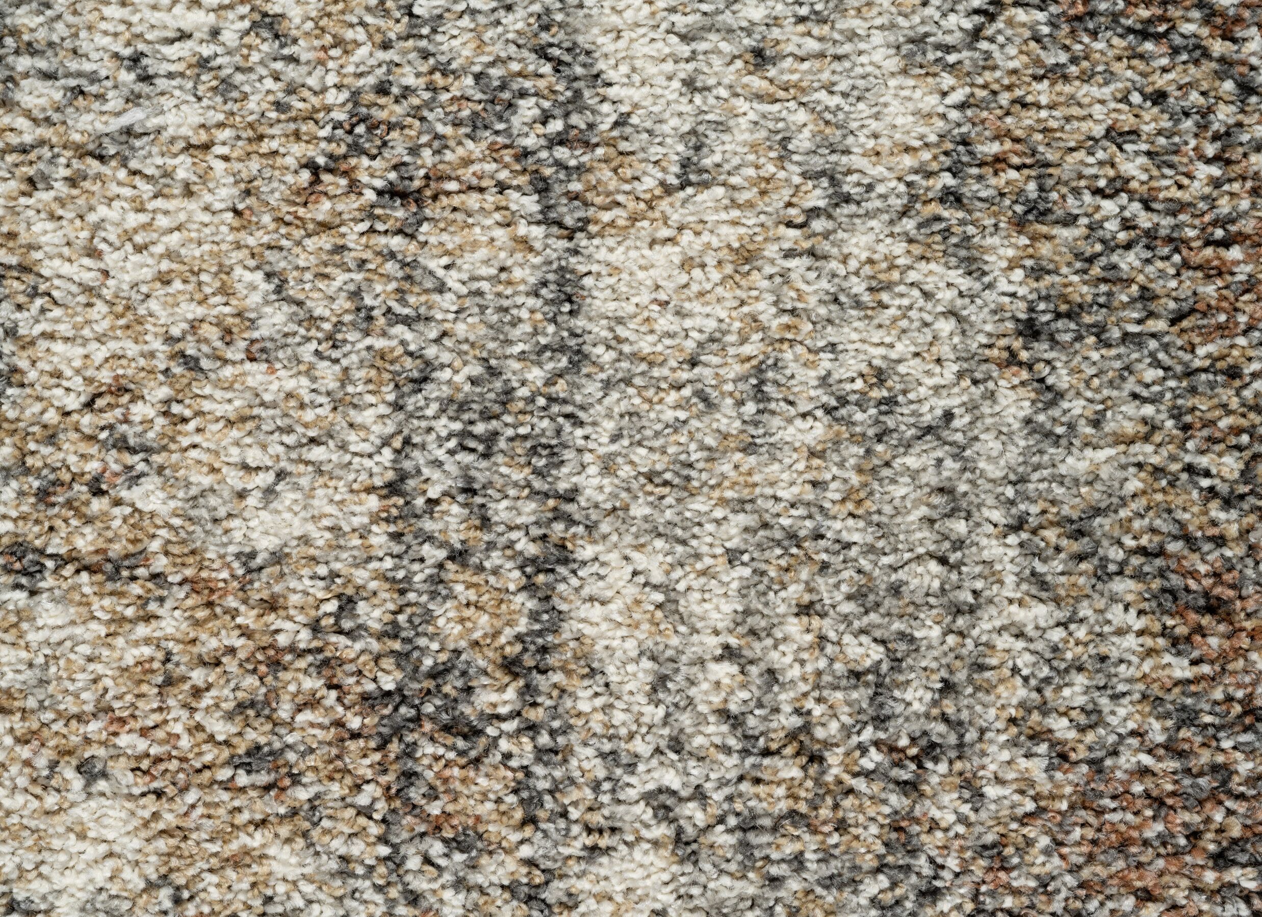 Detail - Tapis Medusa 67x140cm - polypropylène thermofixé - beige & marron