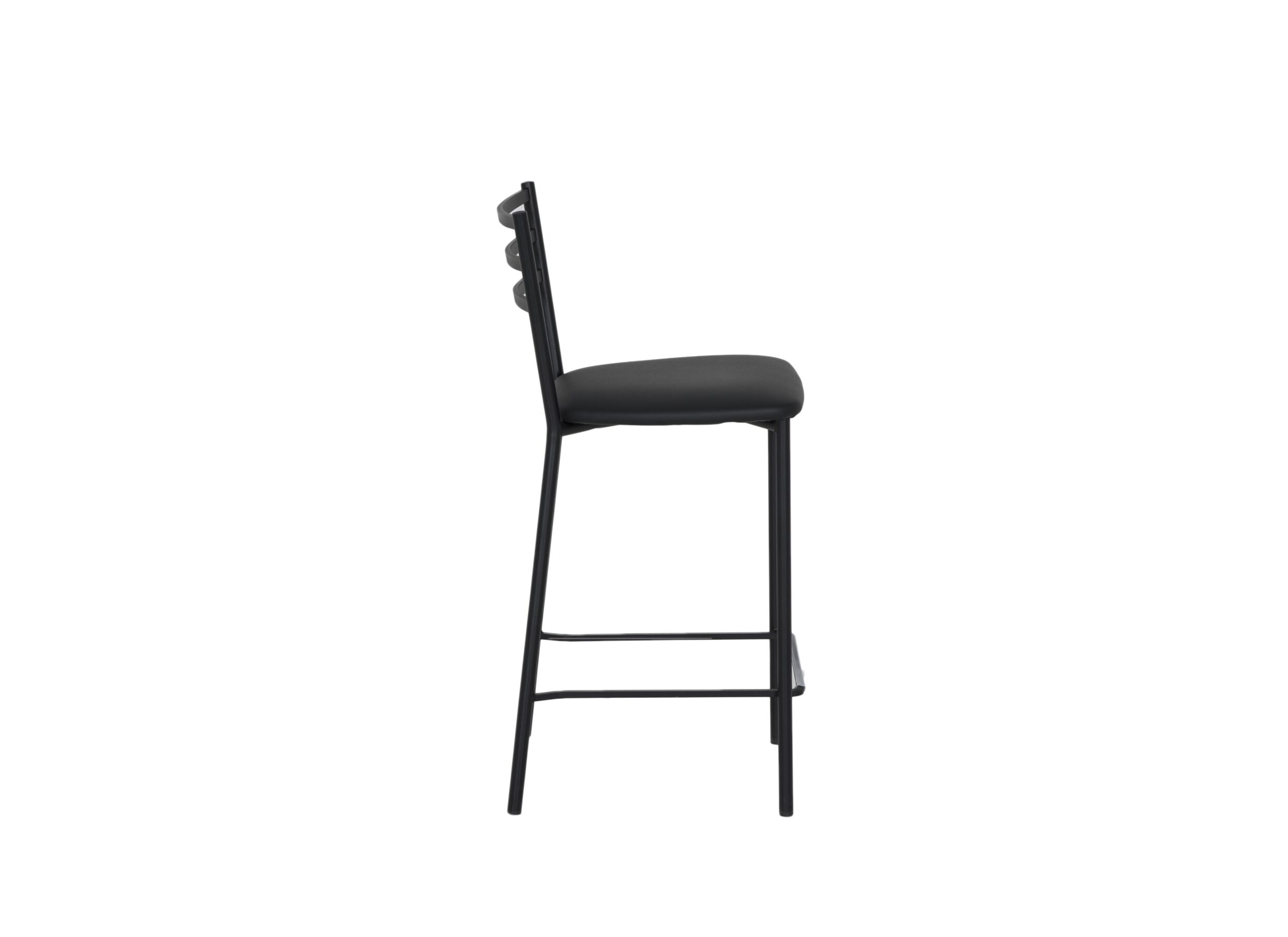 Overzichtsfoto - Barstoel Romy ZH65cm - stof - traffic black