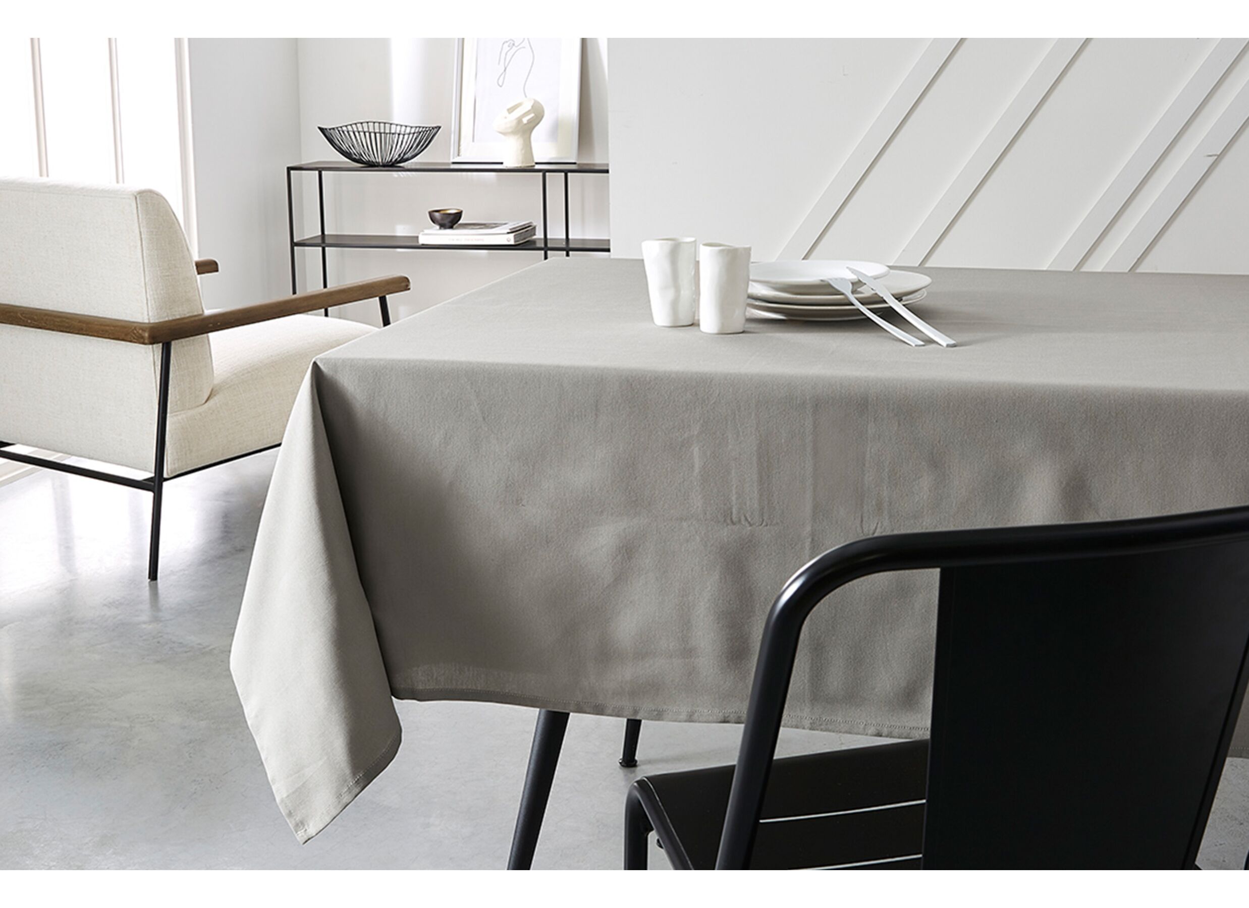 Tafelkleed Teflon 150x250cm taupe