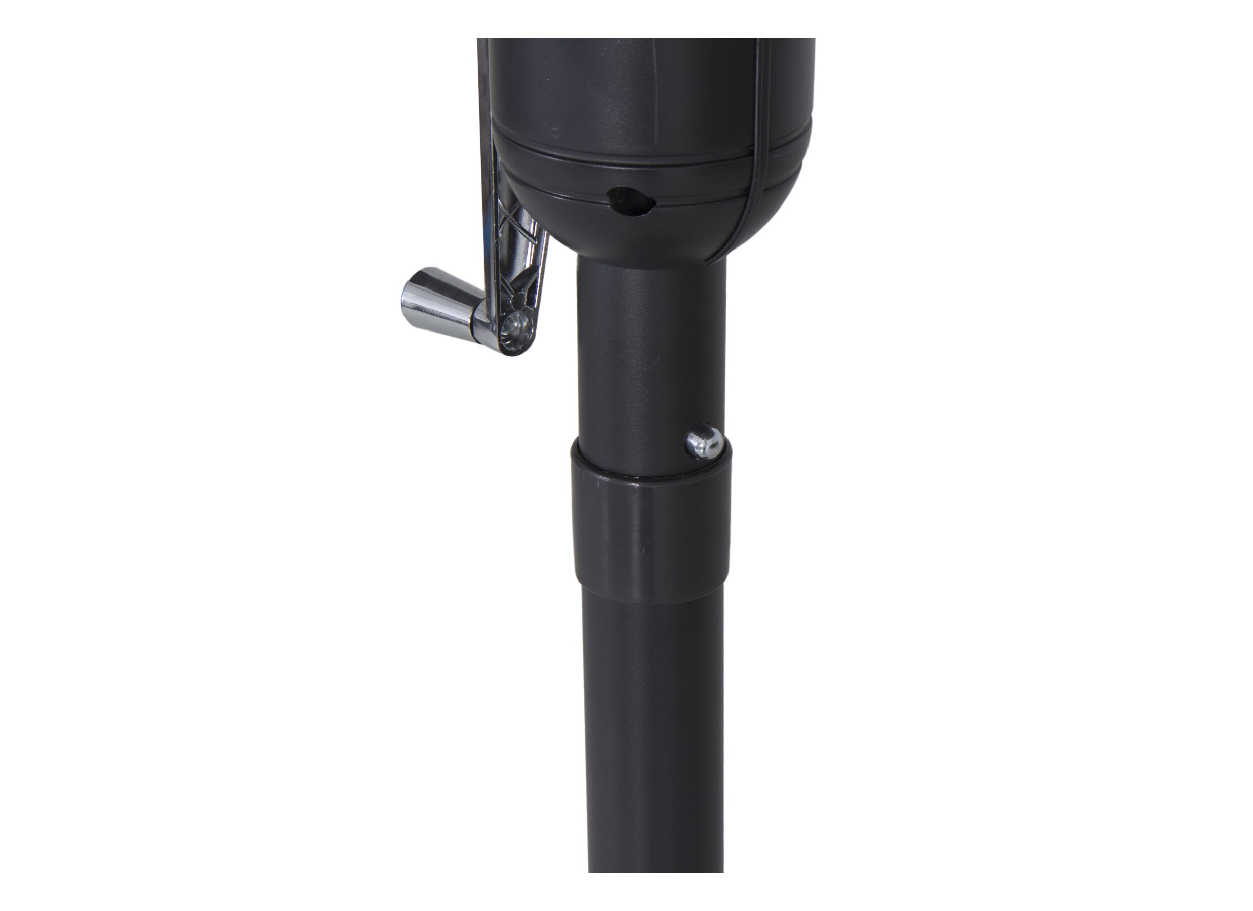 Detail - Parasol Nerissa Ø300cm taupe avec couverture