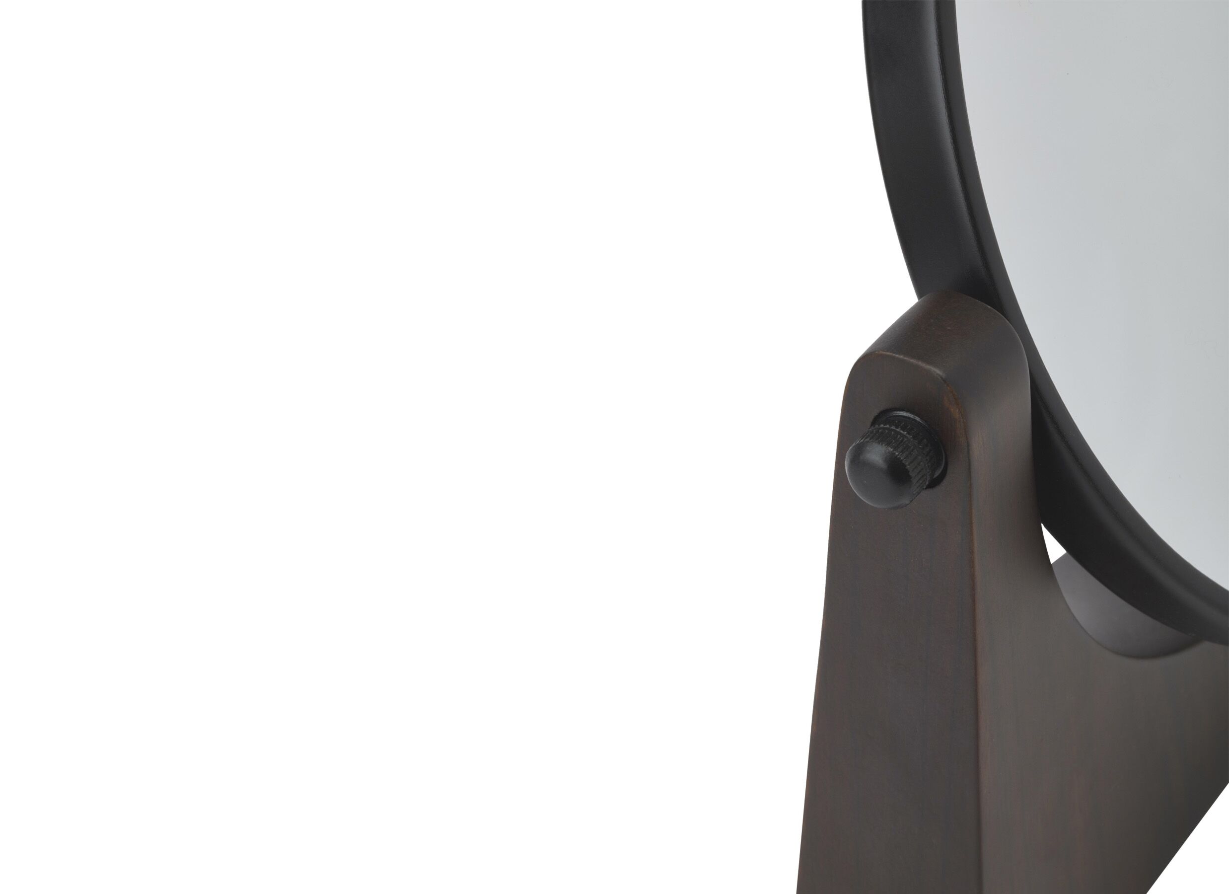 Detail - Miroir maquillage Ebony 14,3x21,5 cm - bois d'ébène - noyer
