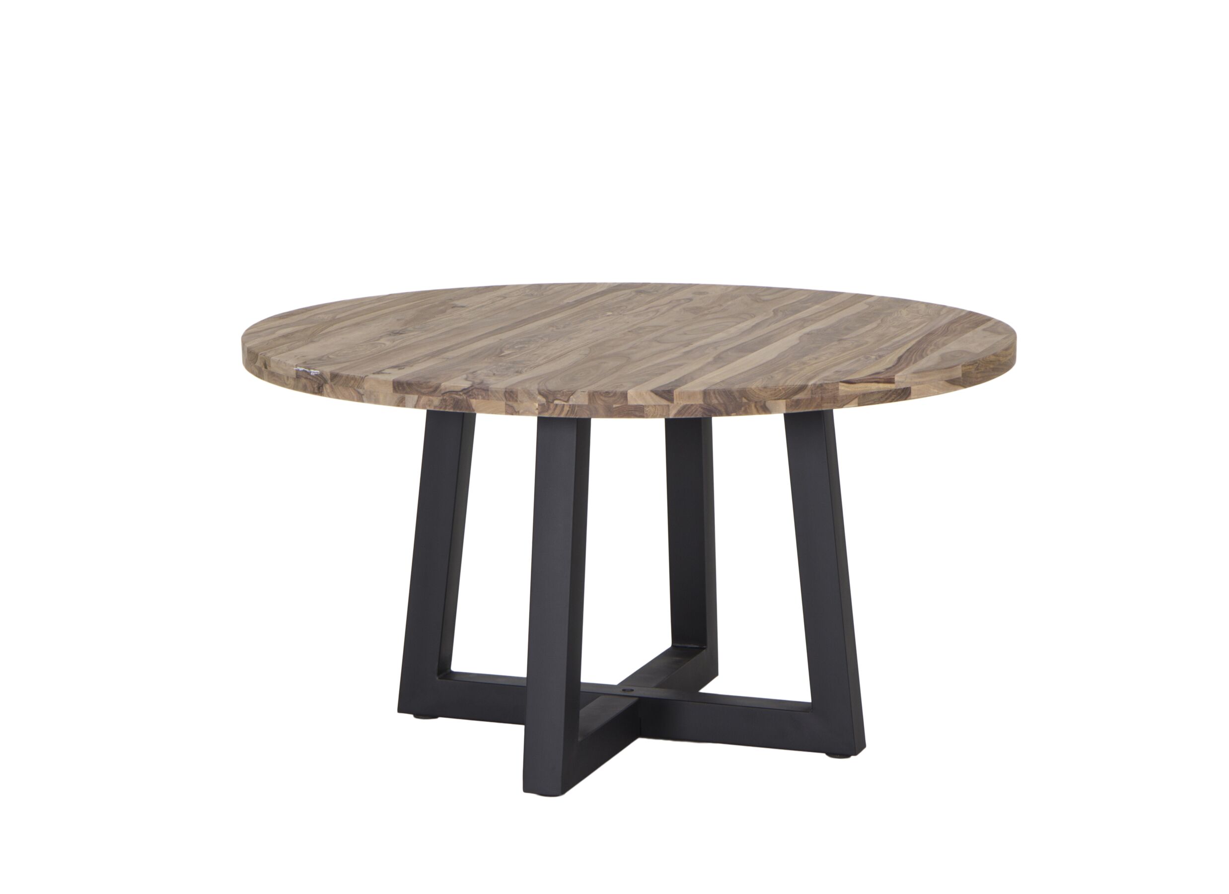 Ronde tafel Corniche Ø140cm - sheesham massief - naturel
