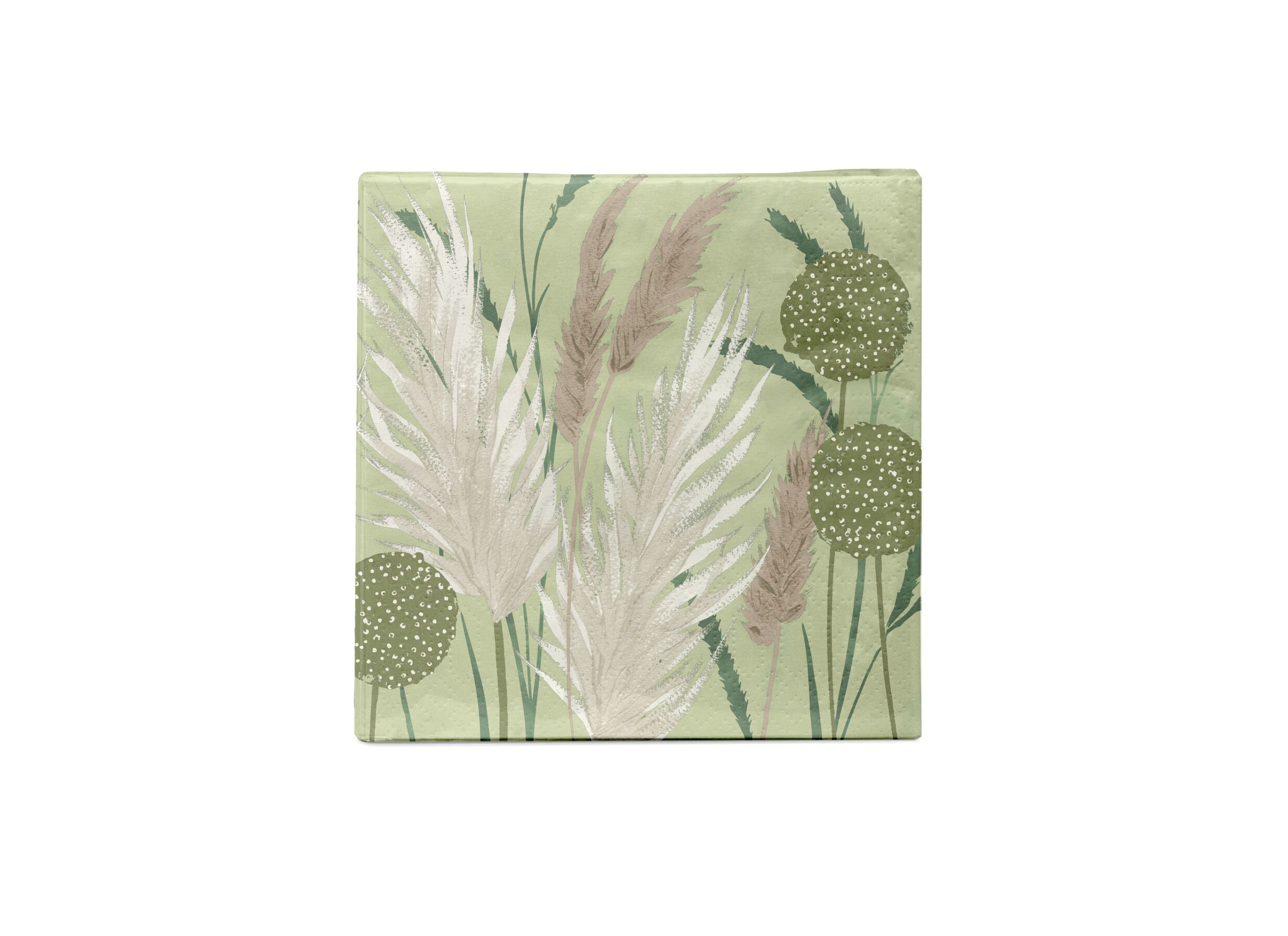 Serviette Feels Green 33x33cm - 20 stuks - Serviette Feels Green 33x33cm - 20 stuks