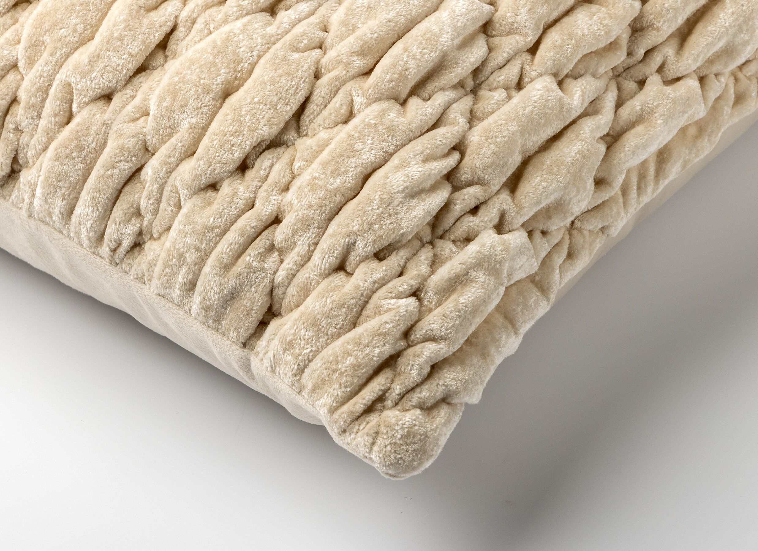Detail - Coussin Zion 45x45cm - polyester - tofu