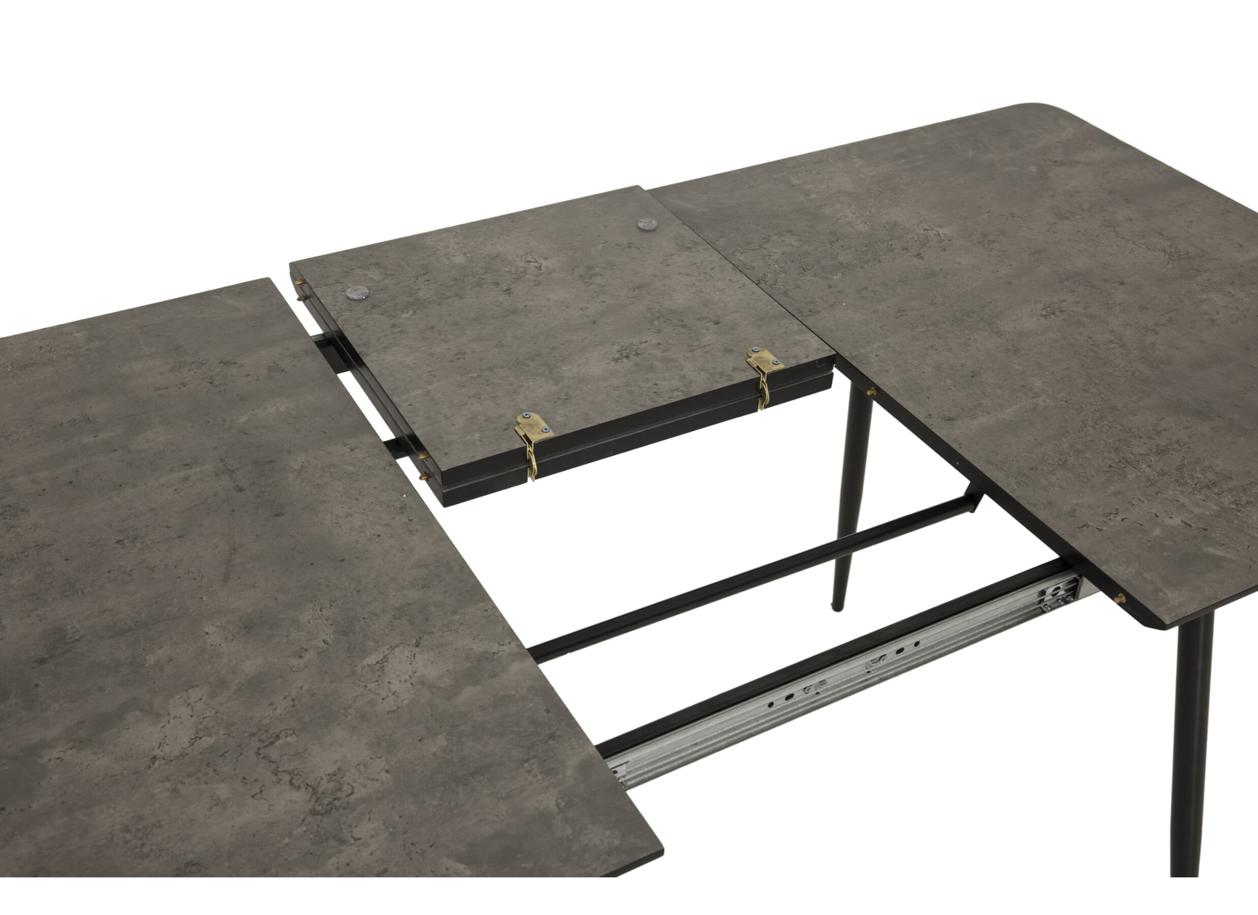 Table Dixon 120/160x80cm - MDF - béton
