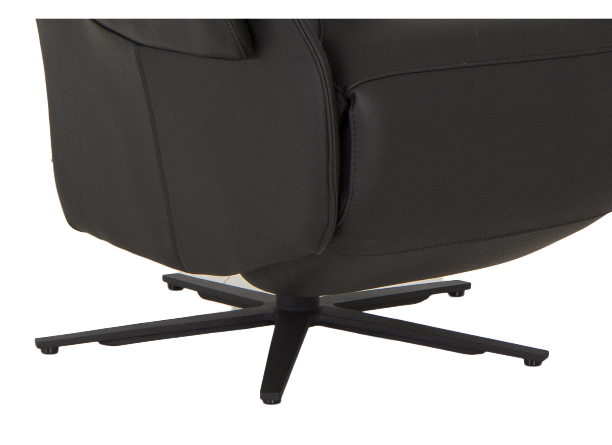 Detail - Fauteuil relax Yup électrique - cuir - noir