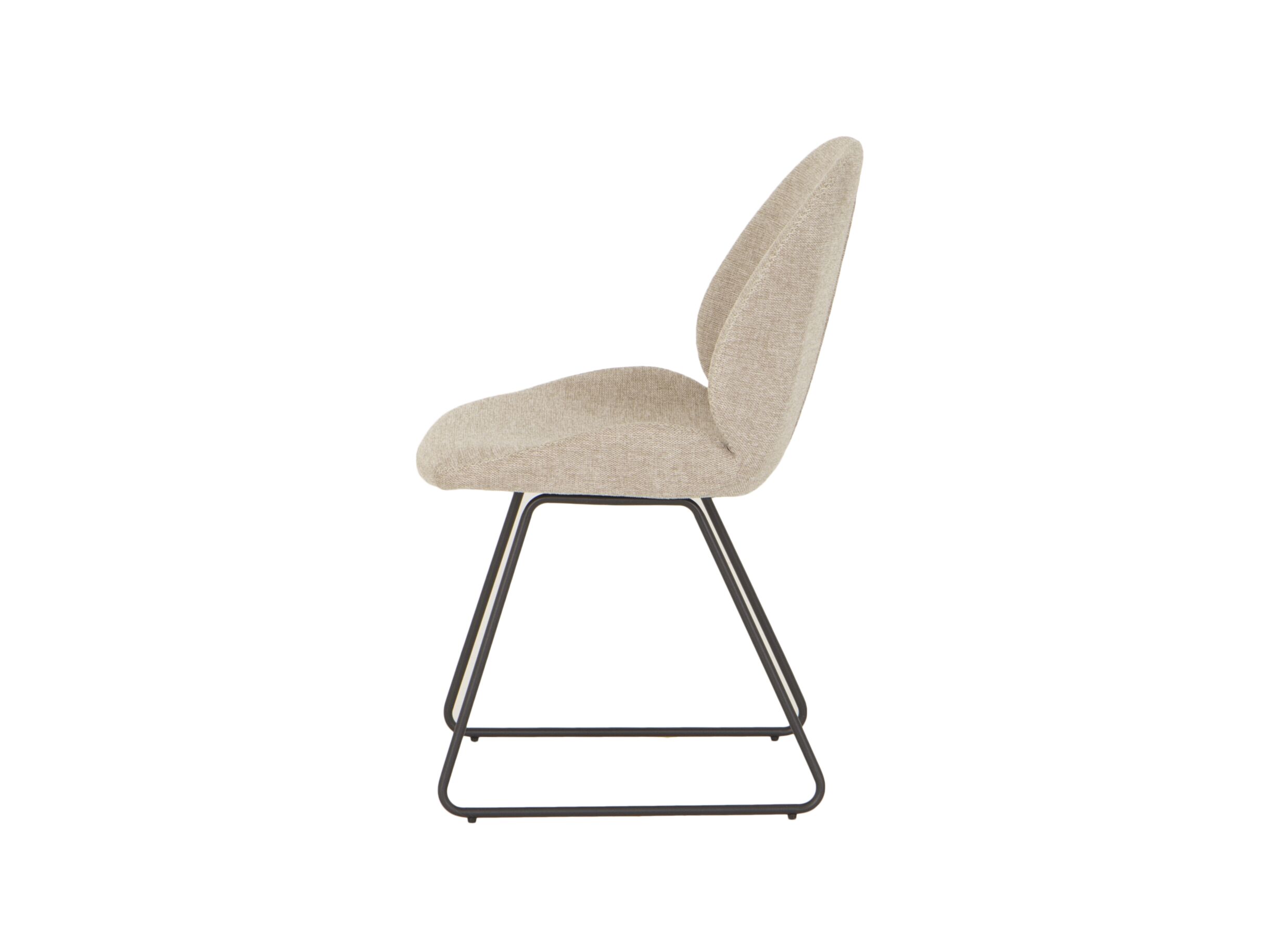 Chaise Patti 49x53x87cm - tissu - beige