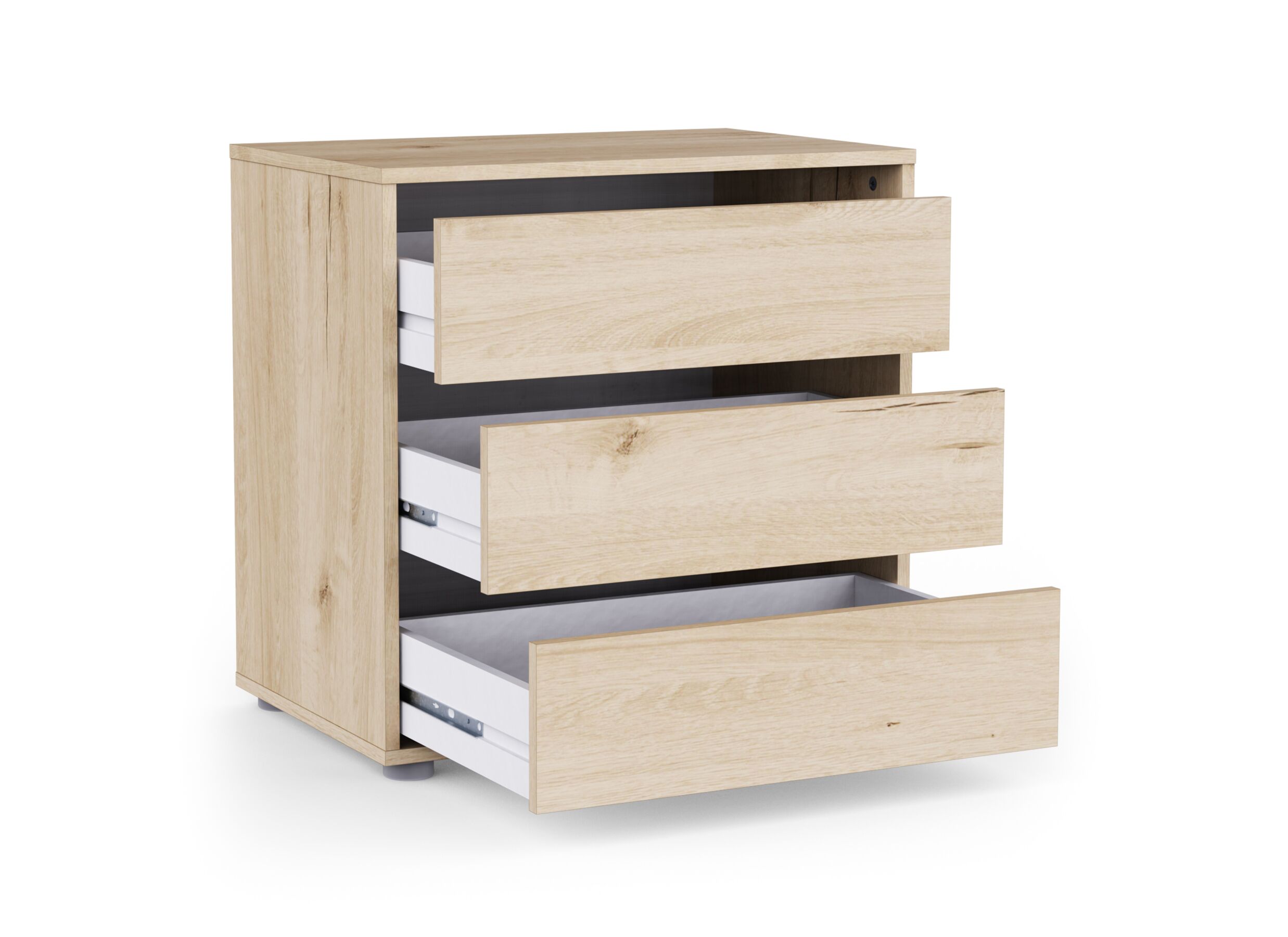 Disposition - Commode Blokty 60x40x58cm - décor - chêne royal