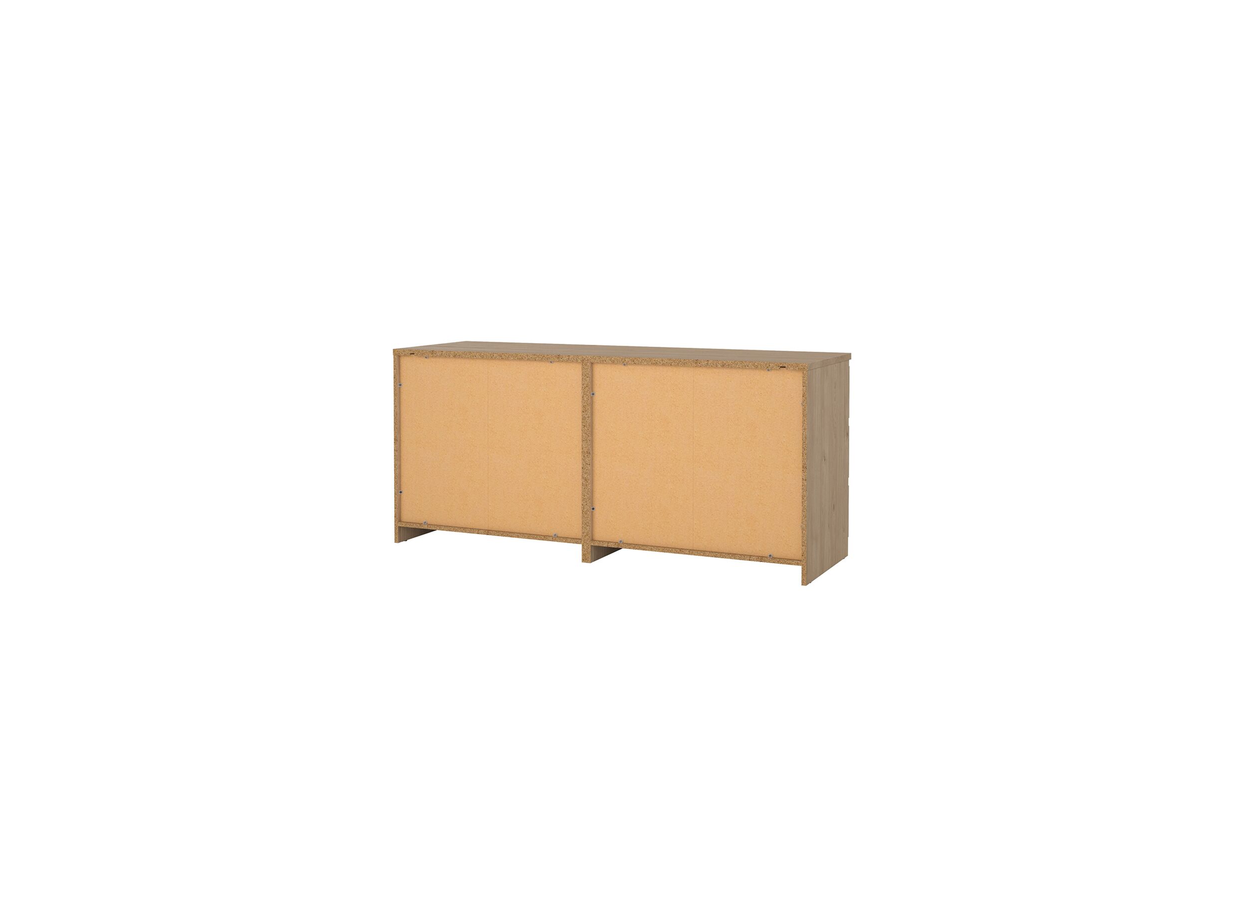 Commode Naia 154x50x71cm - mélamine - jackson hickory