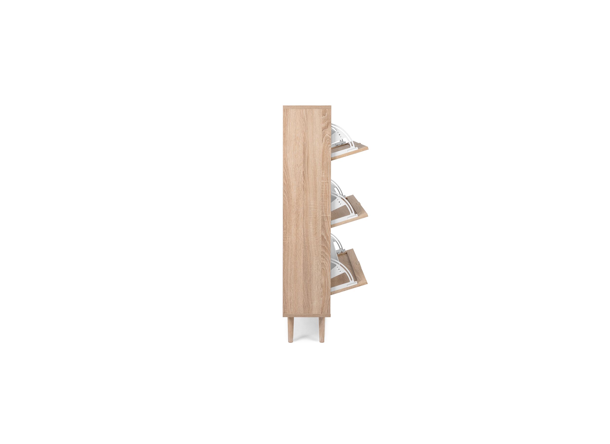 Schoenenkast Bali 70x24x125cm - melamine - sonoma eik