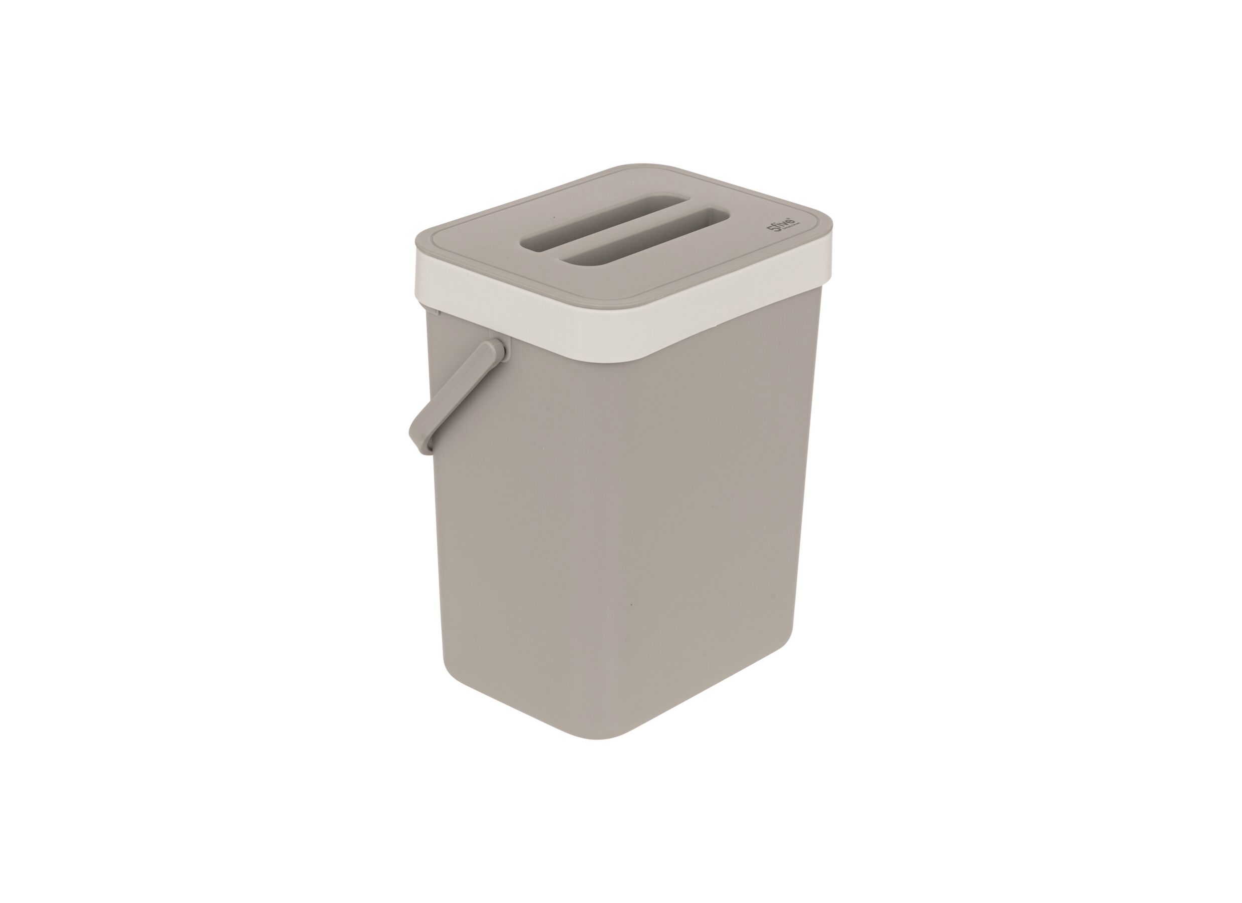 Hoofdfoto - Tafelafvalemmer Compost 5L - kunststof - taupe