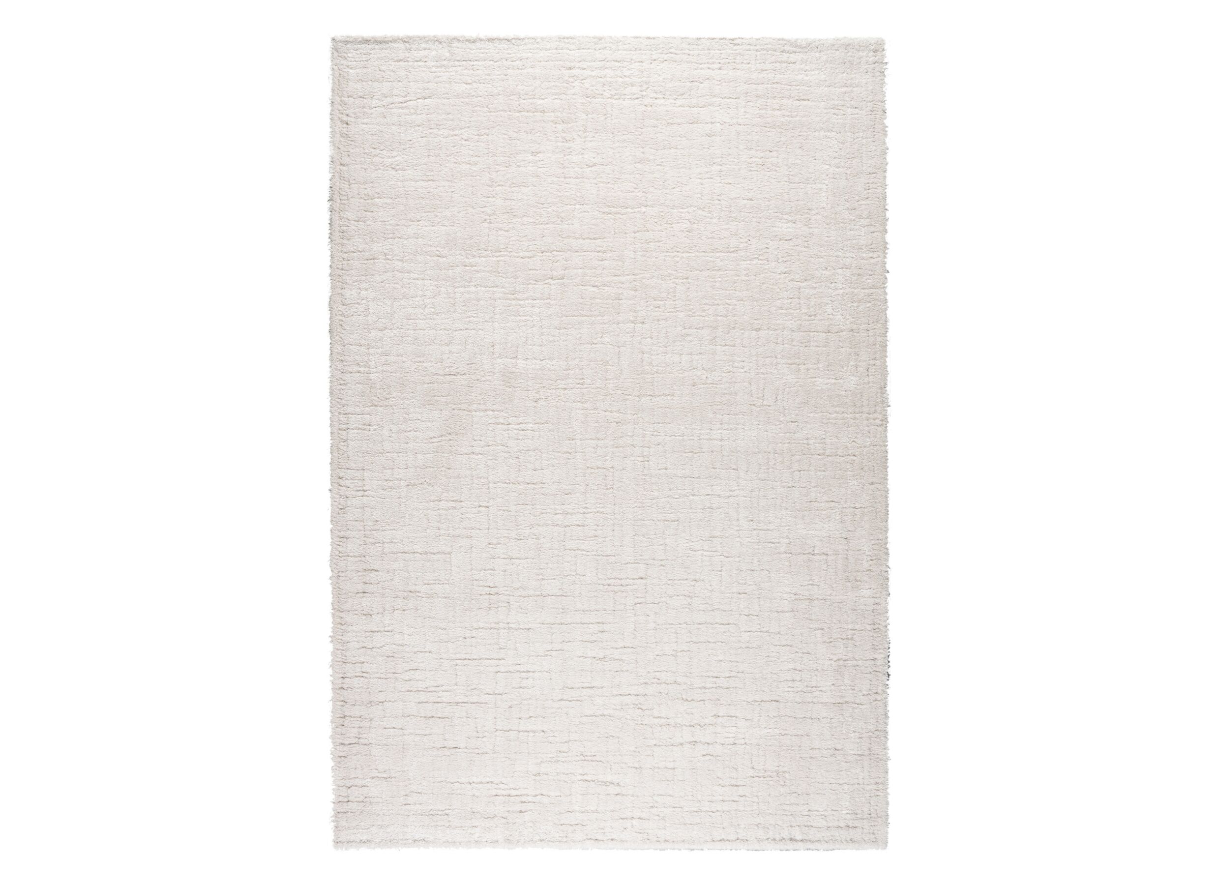 Tapijt Madagaskar 120x170cm - polyestervezel - wit - Tapis Madagaskar 120x170cm - fibre de polyester - blanc