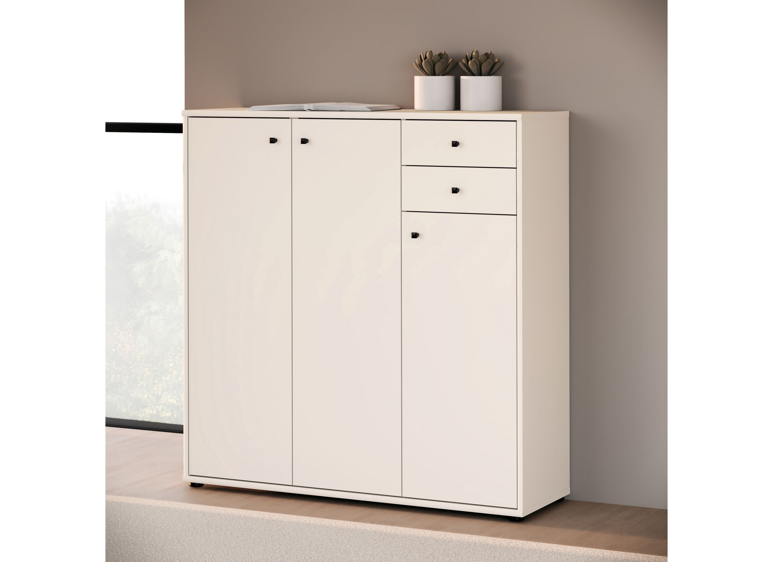 Sfeerfoto - Commode Topic 109x35x111cm - decor - cashmere