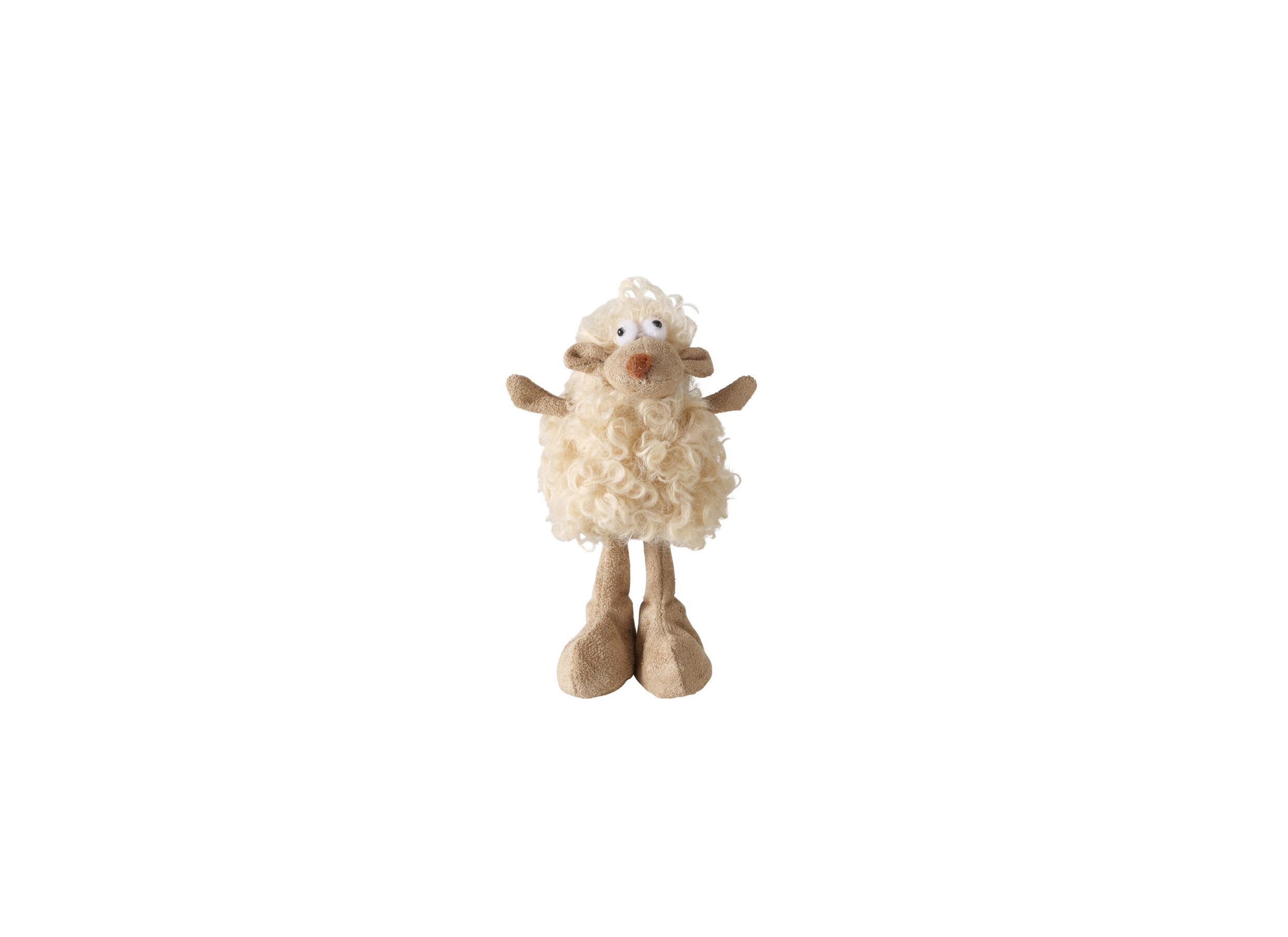 Plus Important - Figurine Mouton Hylda H15cm - polyester - brun