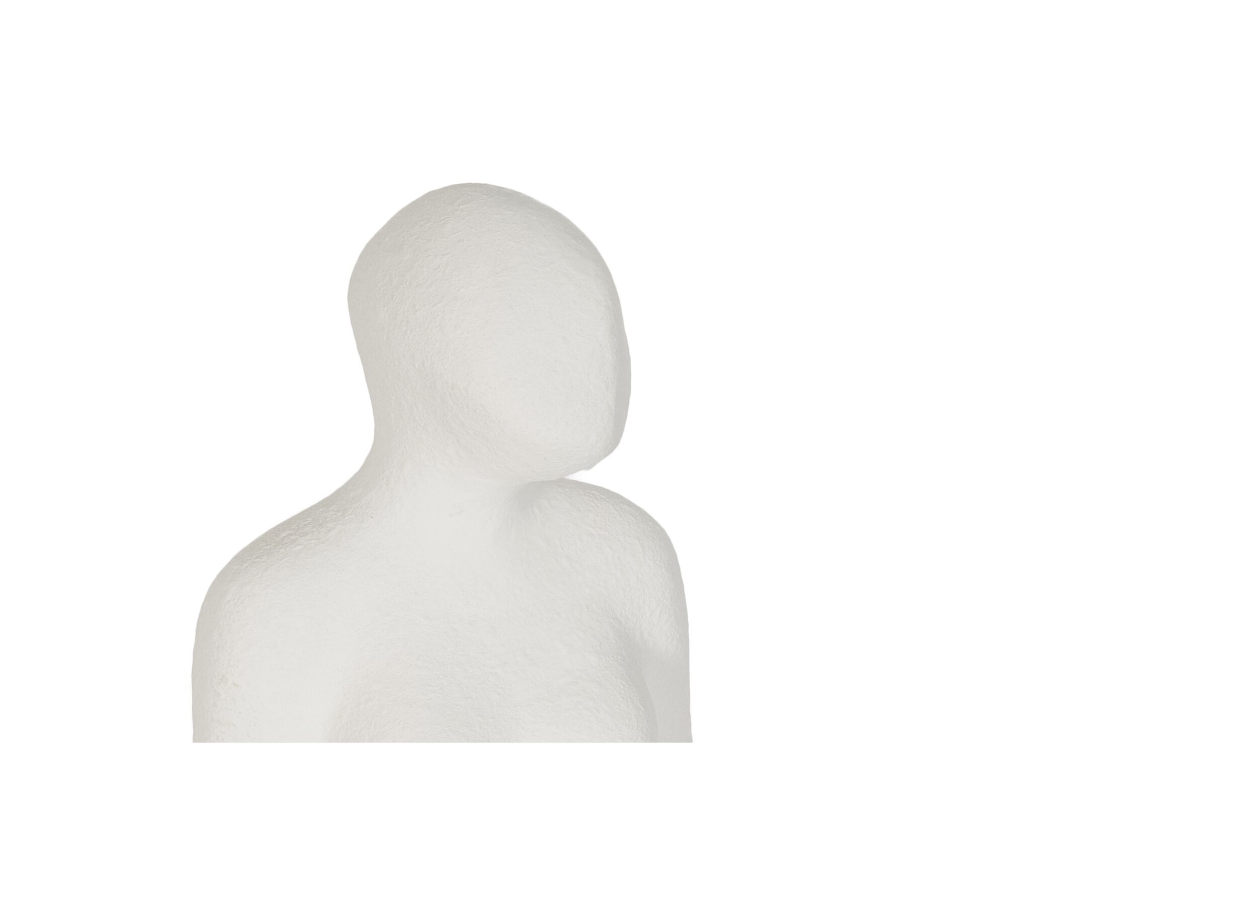 Detail - Statue Figura terre cuite H39.5cm