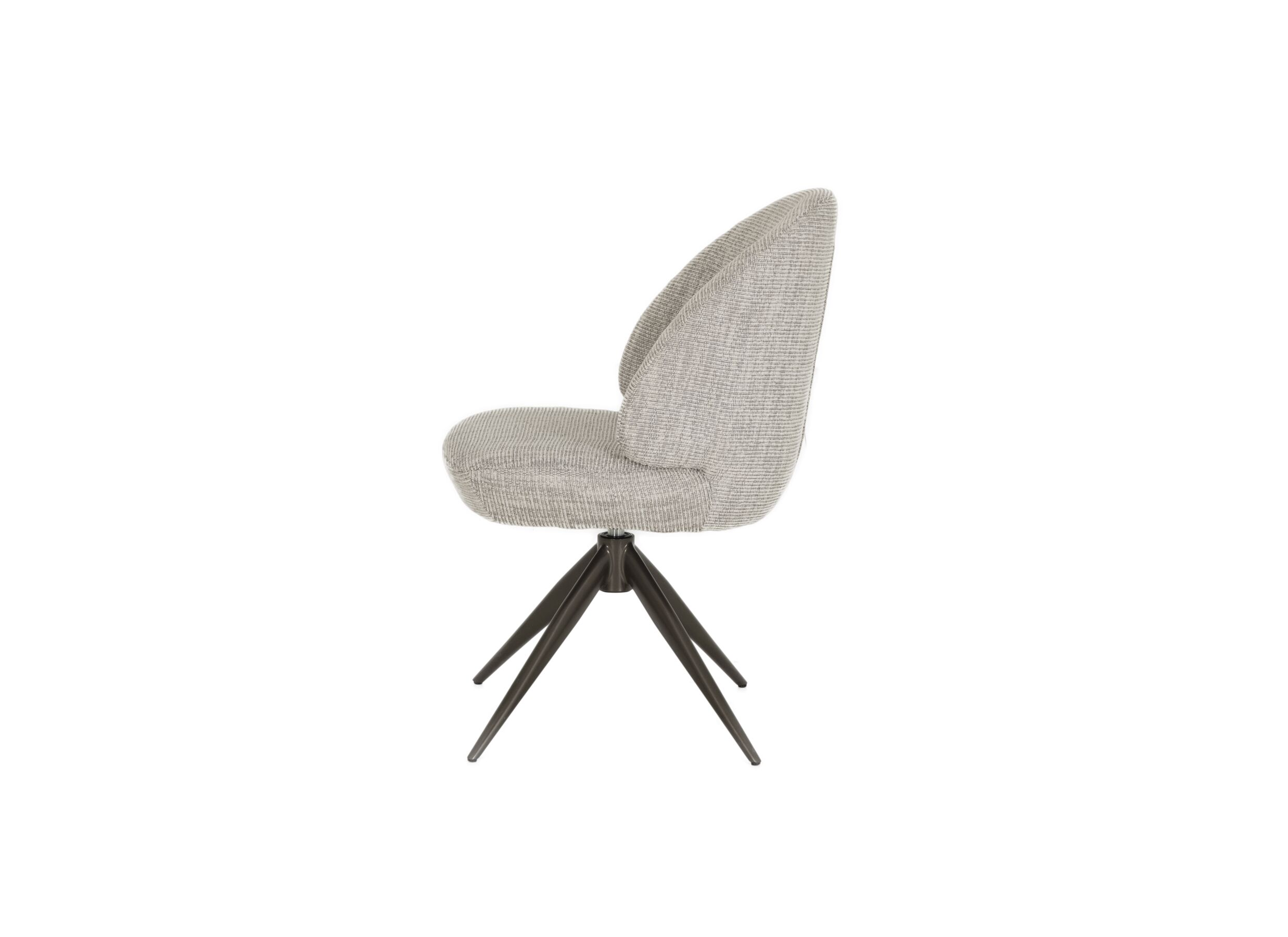 Aperçu - Chaise pivotante Wave fibre polyester - gris