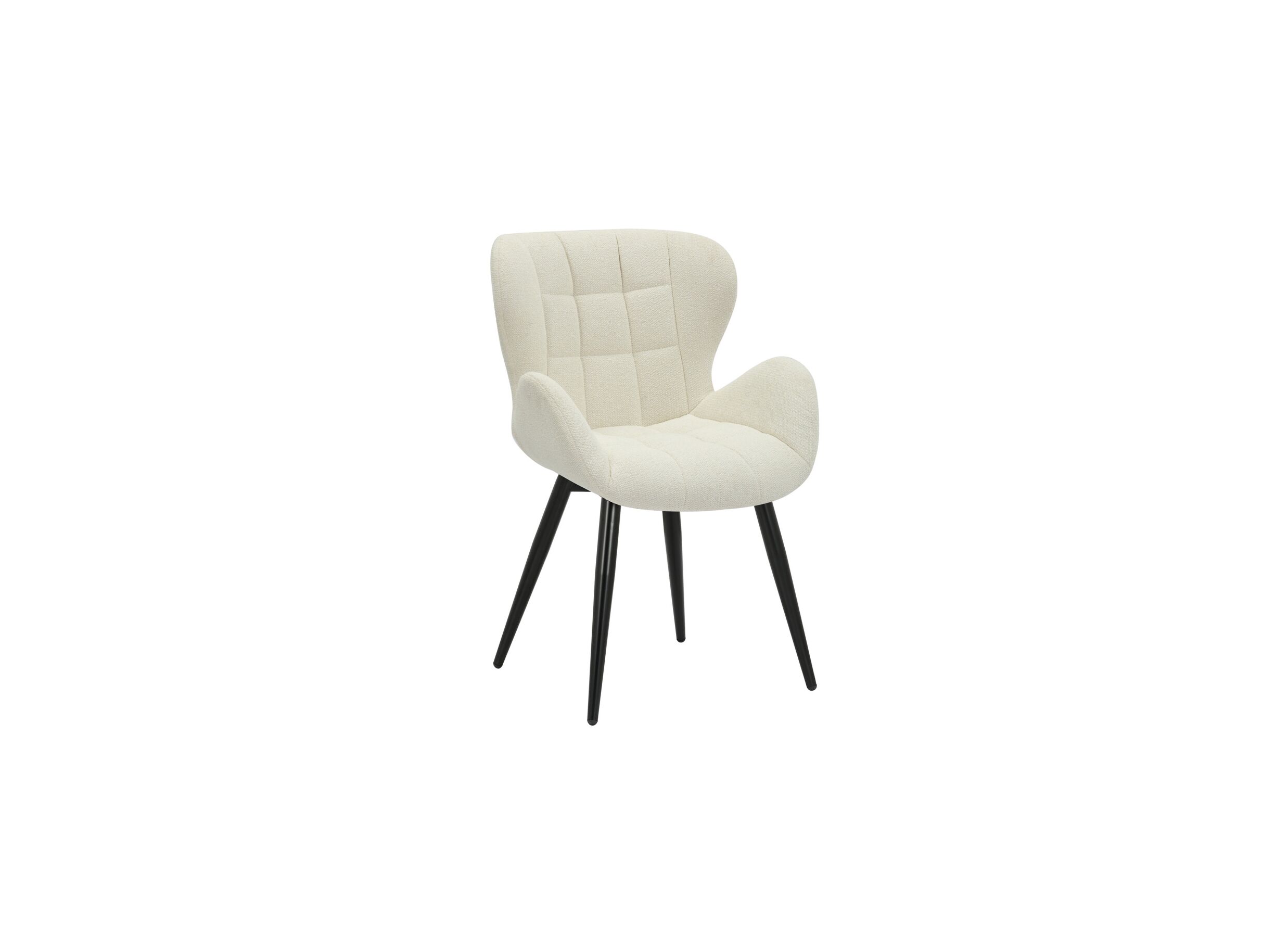 Stoel Orkney 59x64x87cm - bouclé - beige