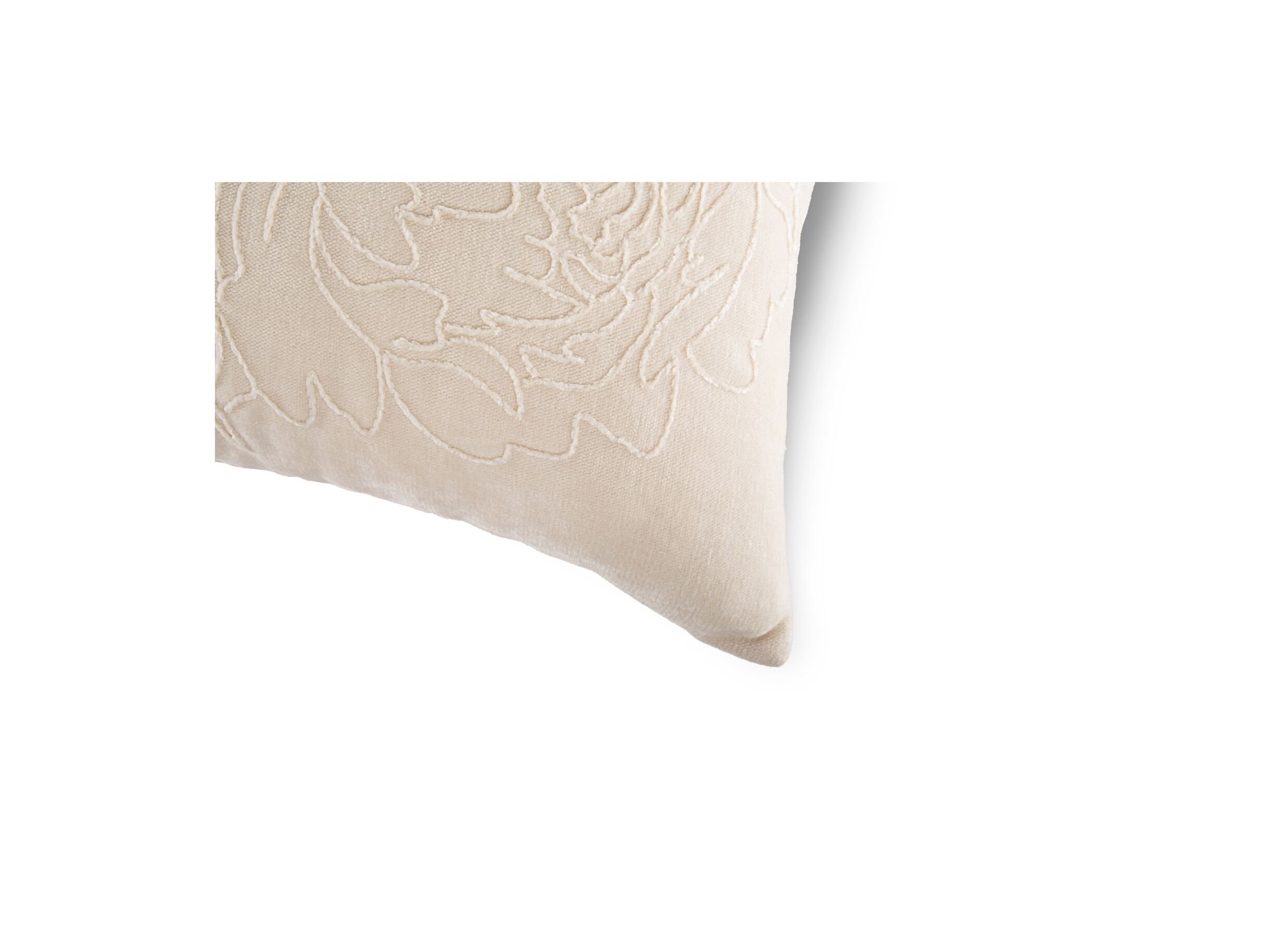 Detail - Coussin Julot 45x45cm - tissu - ivoire