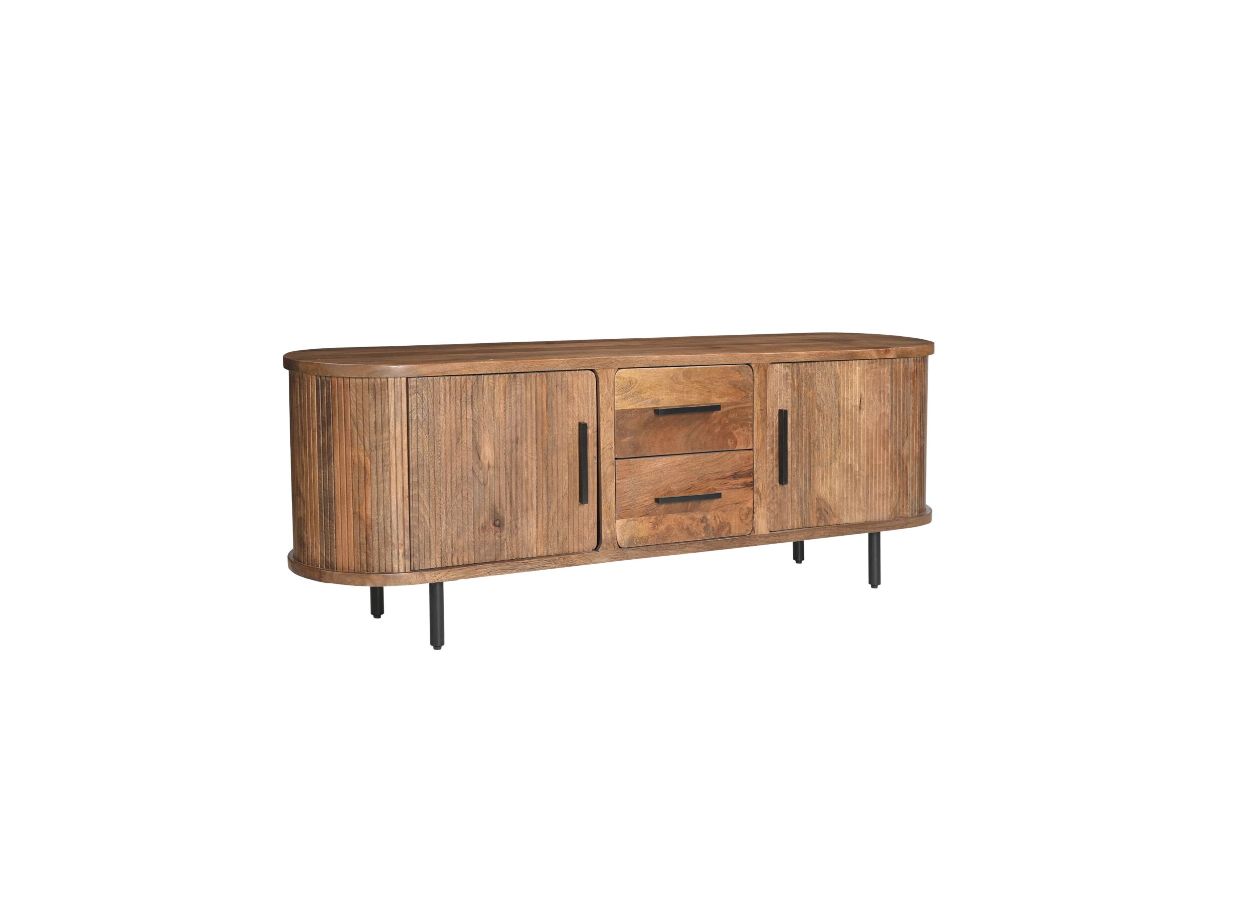 Hoofdfoto - Tv-meubel Zeppelin 180cm - mango massief - bruin