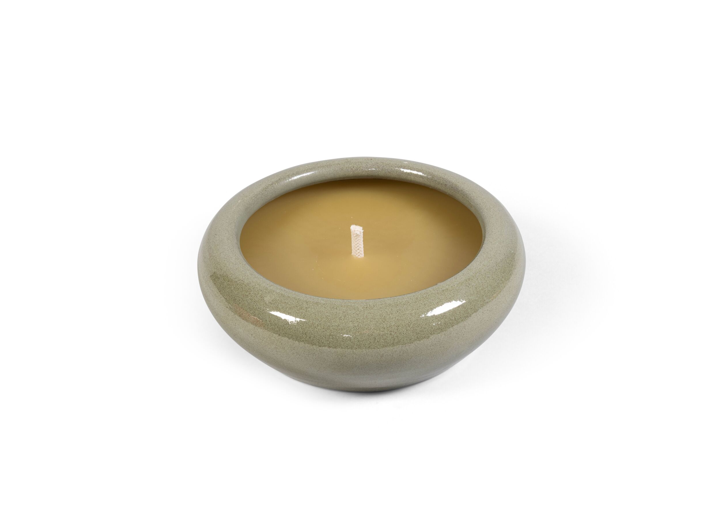 Plus Important - Bougie extérieur Ø28x10cm - céramique - vert