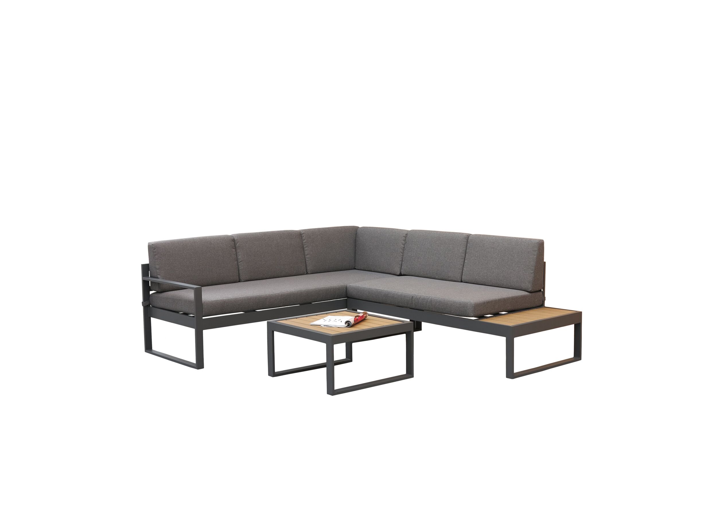 Plus Important - Salon lounge Yin aluminium - anthracite