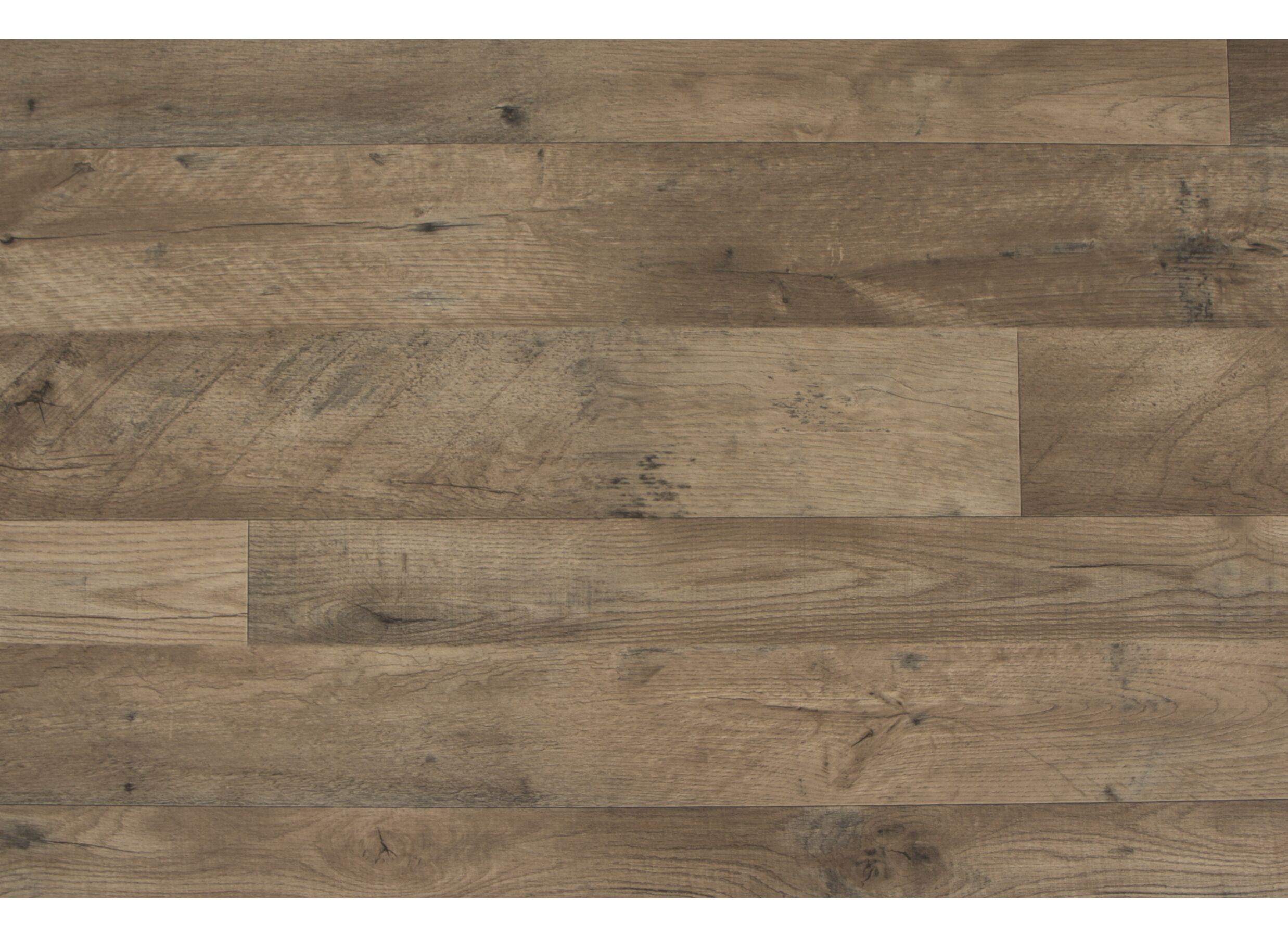 Detail - Table ronde Ø110cm -MDF - aspect parquet