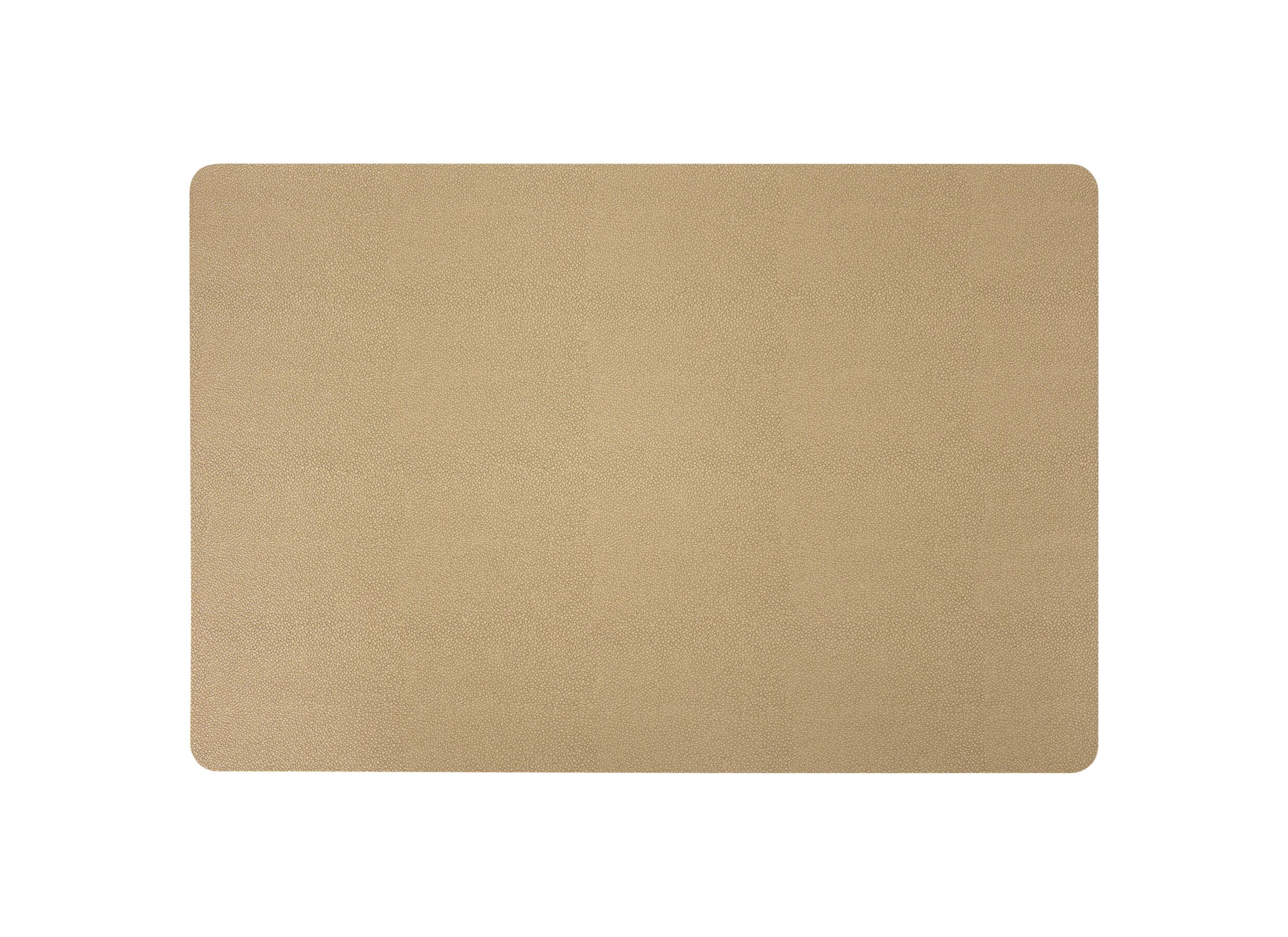 Hoofdfoto - Placemat Mira 49x33cm - PU-leer - goud