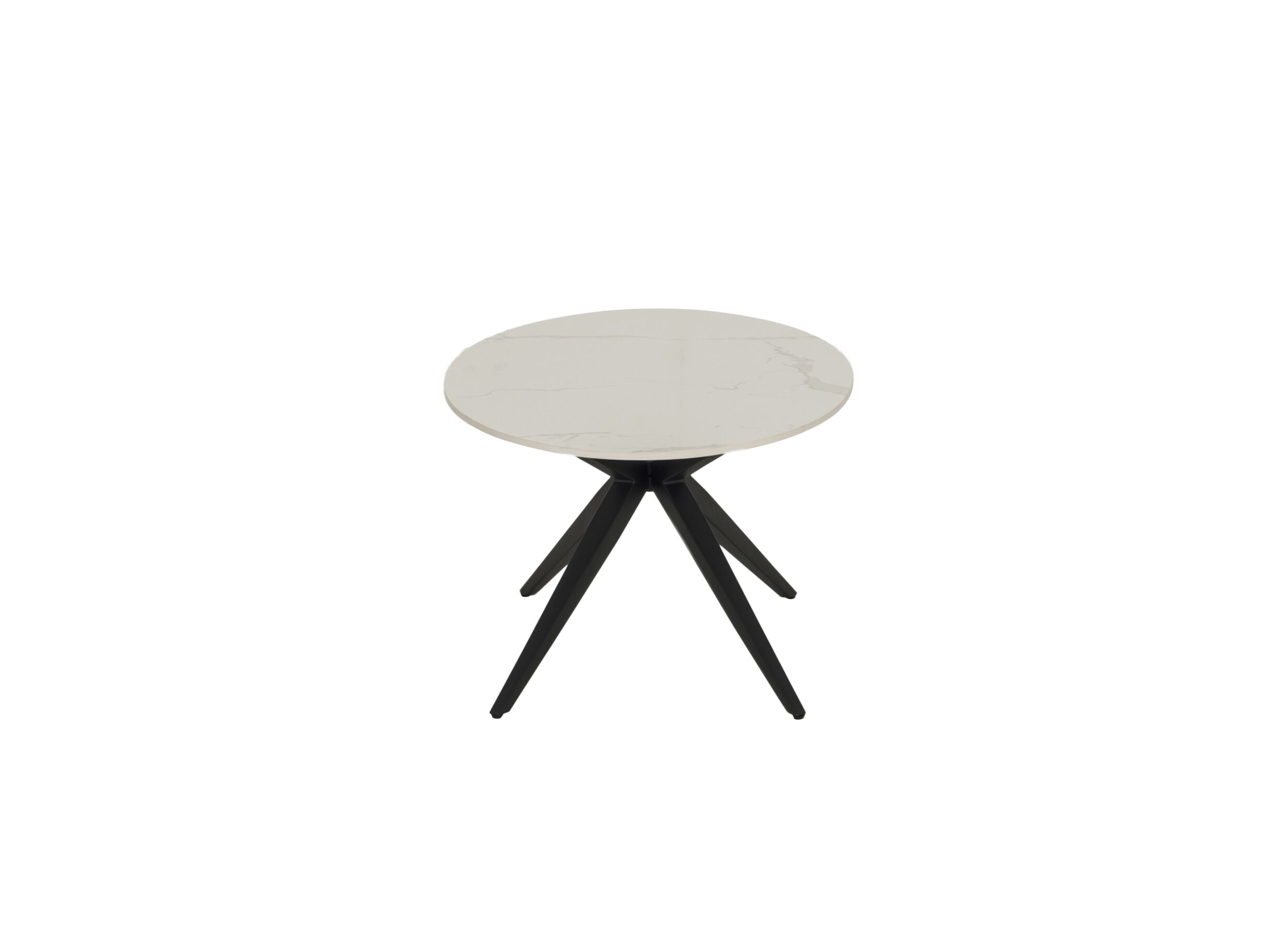 Aperçu - Table basse 65x130cm - céramique & métal - blanc