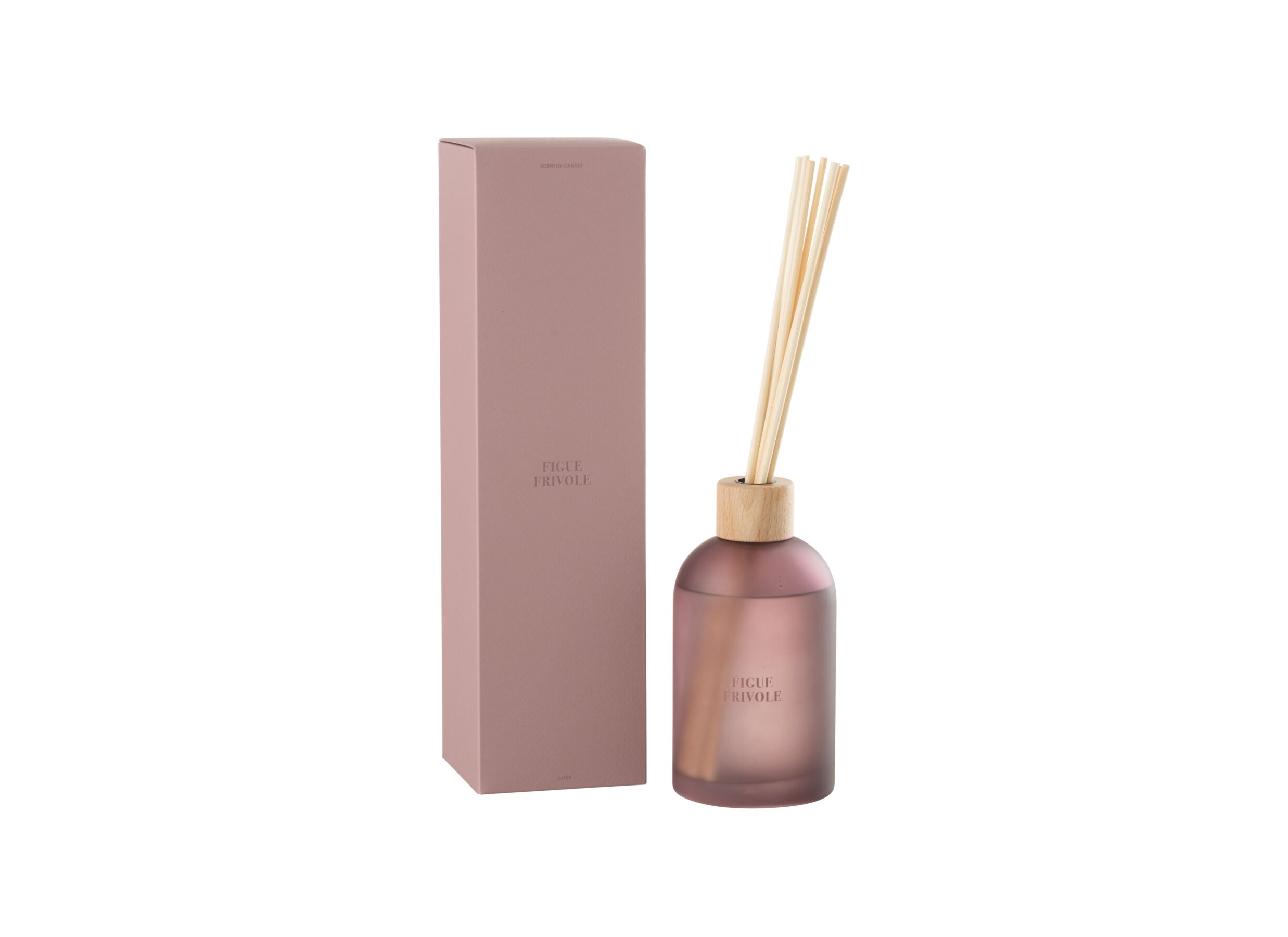 Geurstokjes Figue Frivole 550ml - glas - roze - Bâtonnets parfumés Figue Frivole 550ml - verre - rose