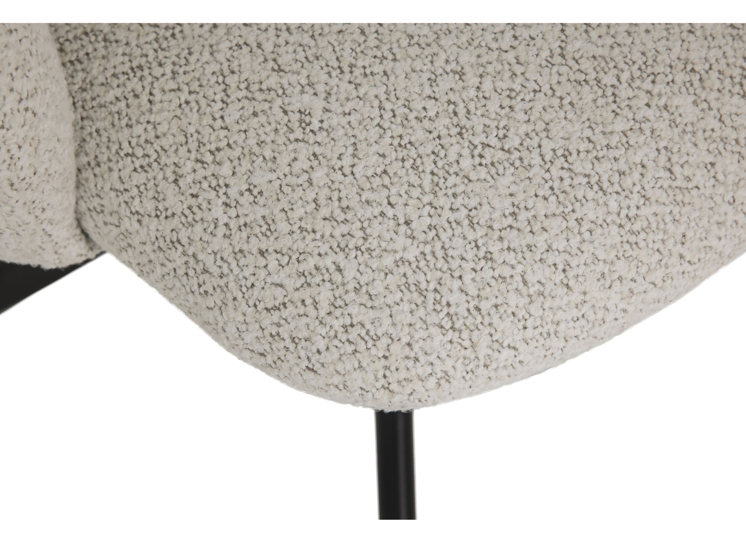 Detail - Chaise pivotante Pilar 60,5x58,5x78,5cm - tissu - beige