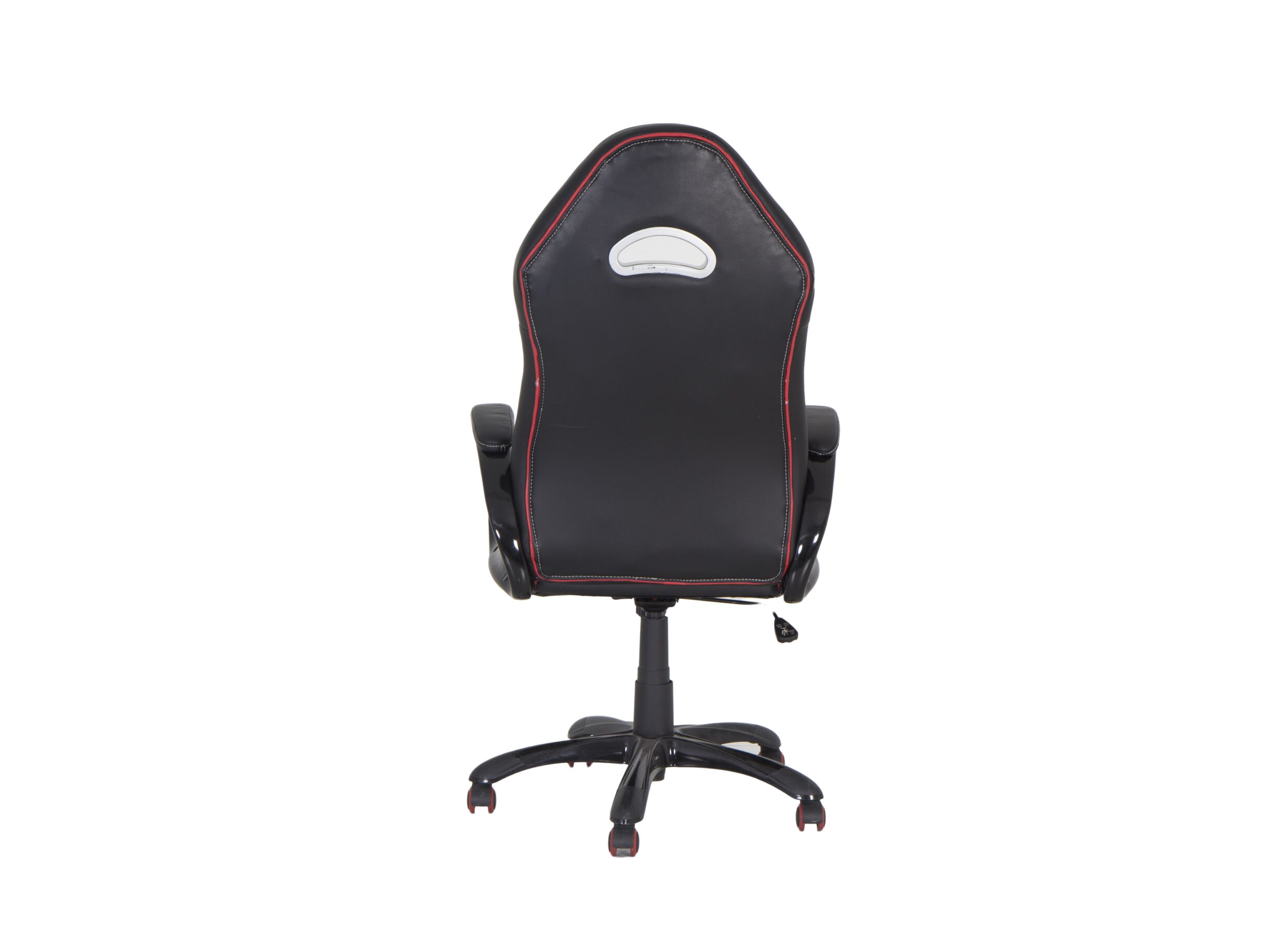 Chaise gamer Trooper 67x77x132cm - similicuir - noir rouge