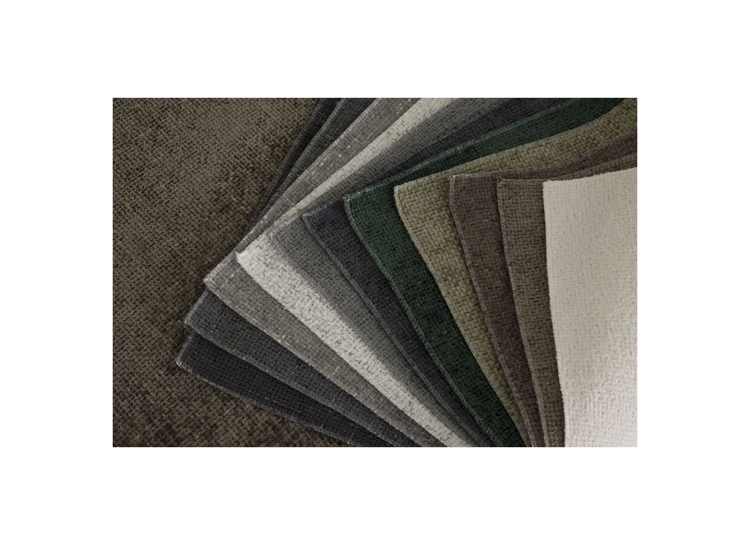 Hoeksalon Konstantinopol 398x217cm - stof - taupe