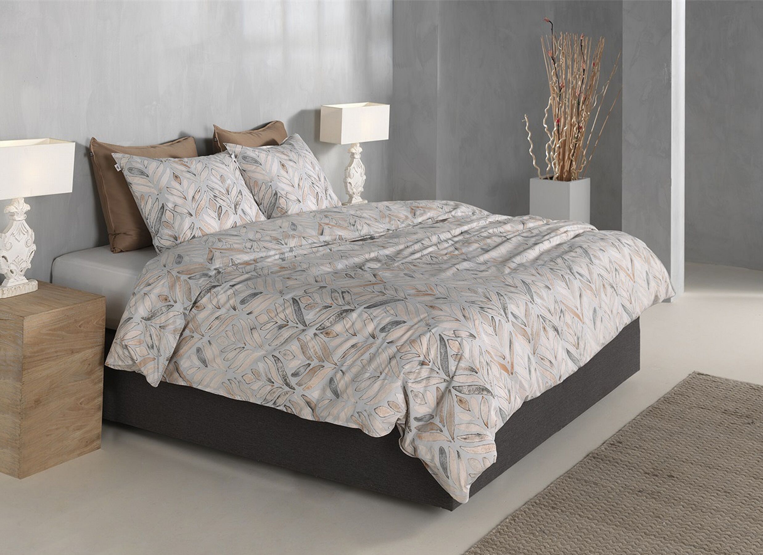 Foto ambiance - Housse de couette Lupe 240x220cm - coton- naturel