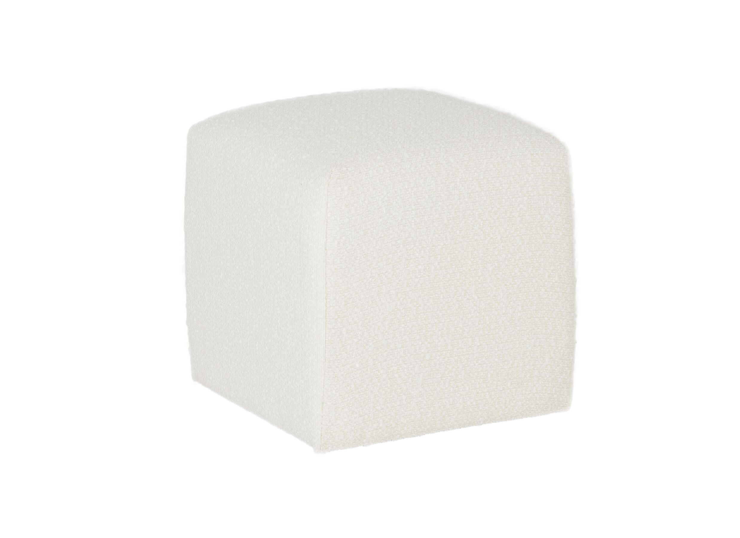 Pouf Scent 45x45cm bouclé beige - Pouf Scent 45x45cm bouclé beige